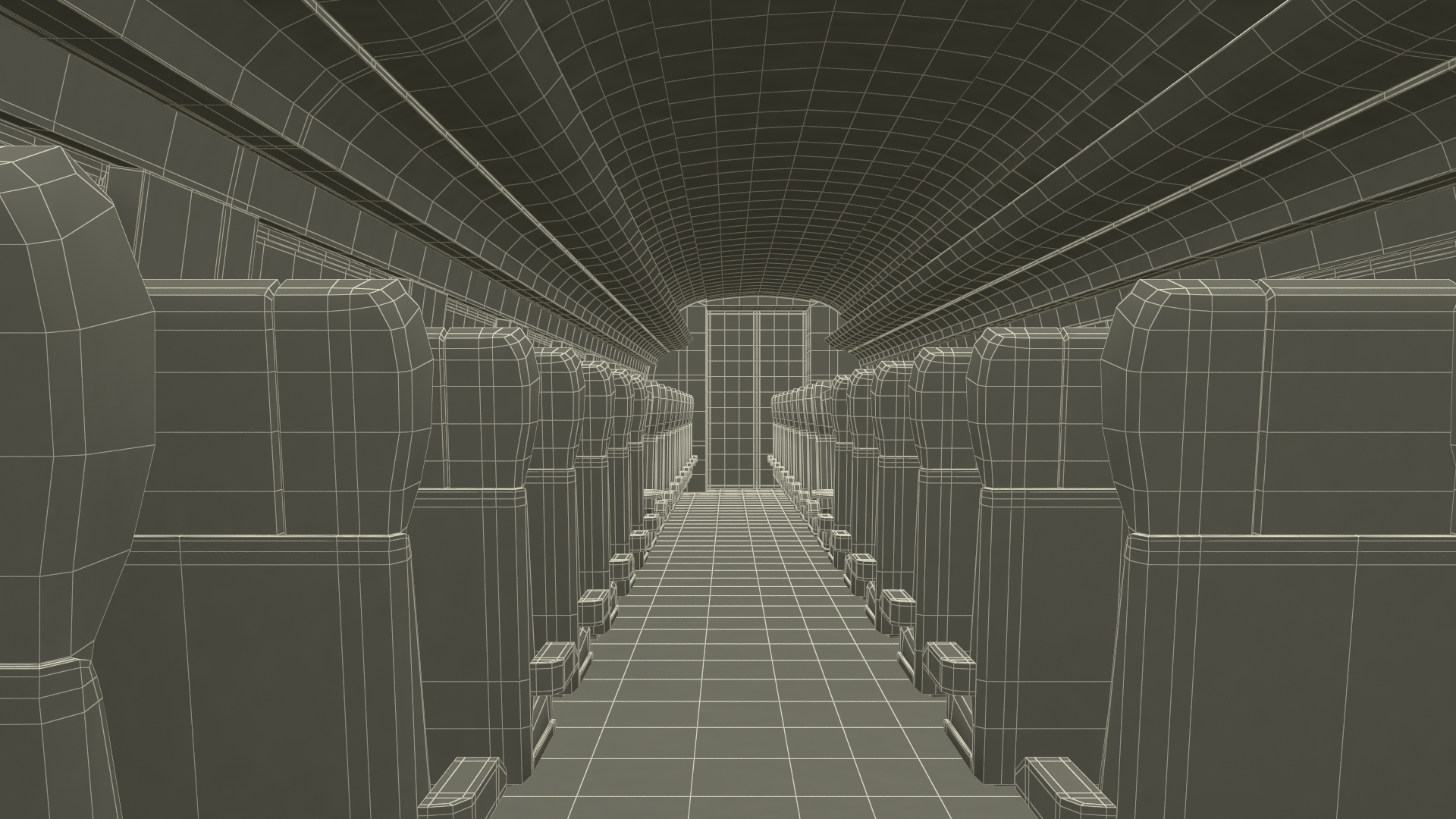 Train Platform 3D model