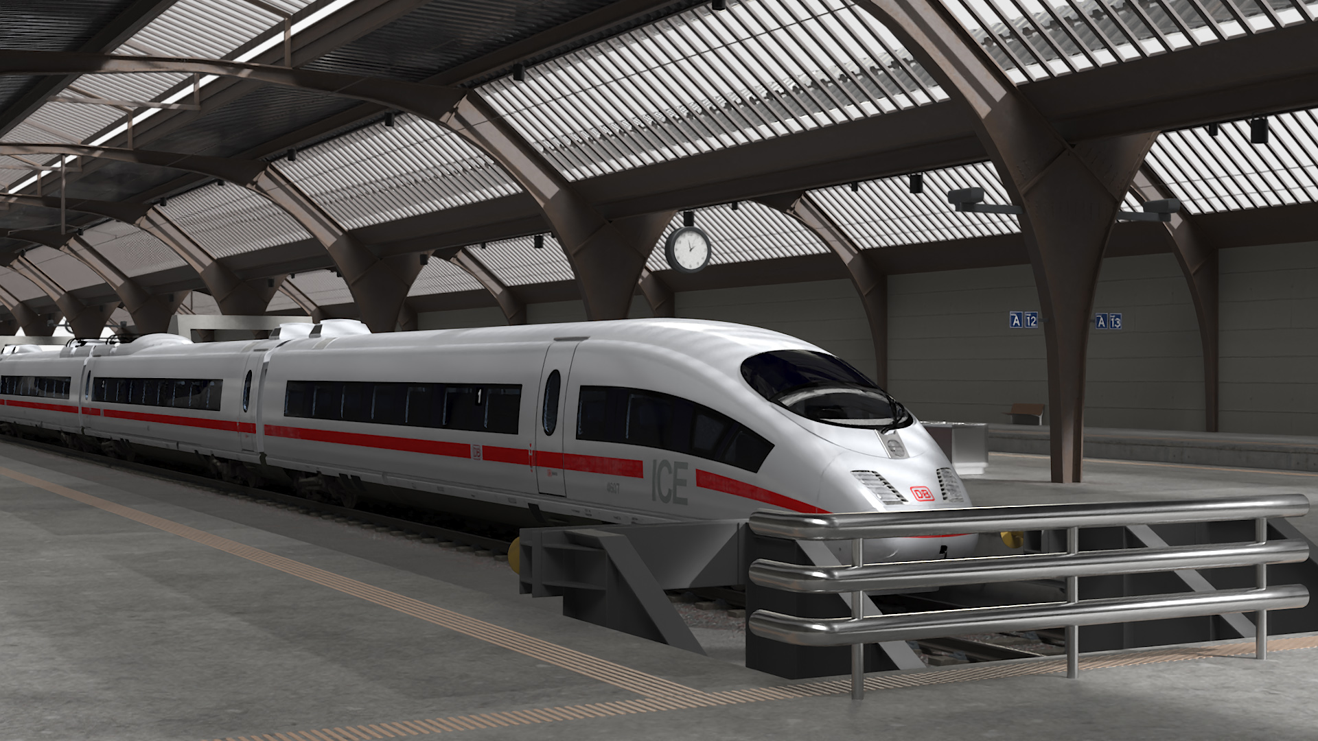 Train Platform 3D model