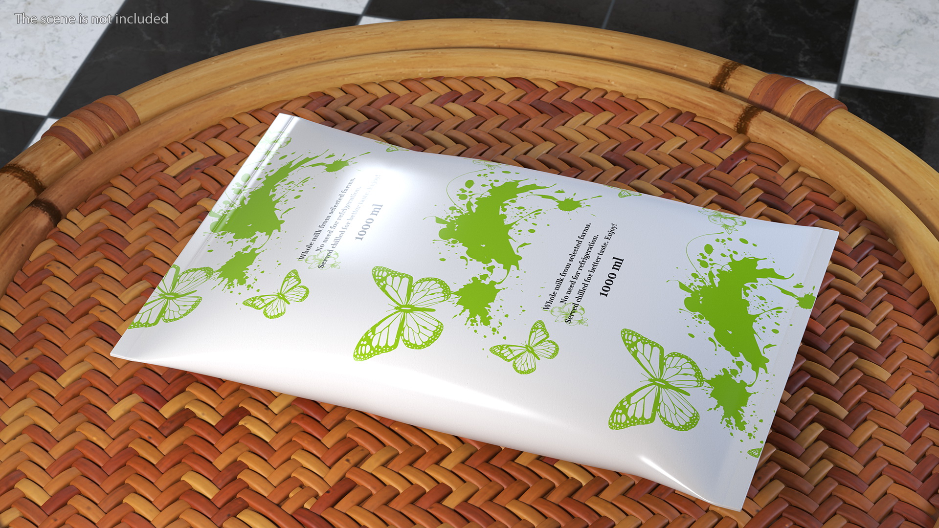 3D Tetra Fino Aseptic Milk model