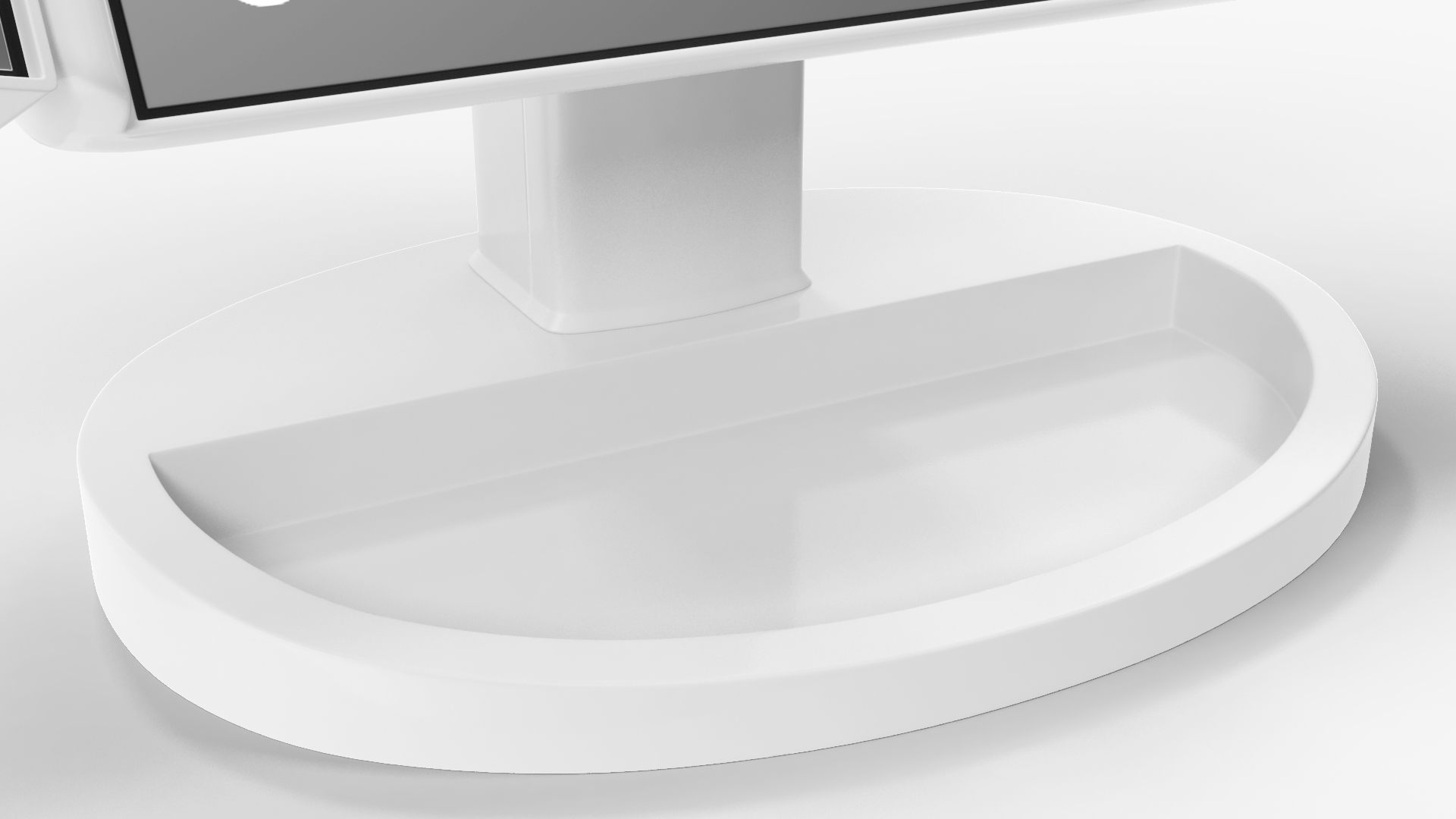 3D model Lighted Makeup Mirror Tri-Fold