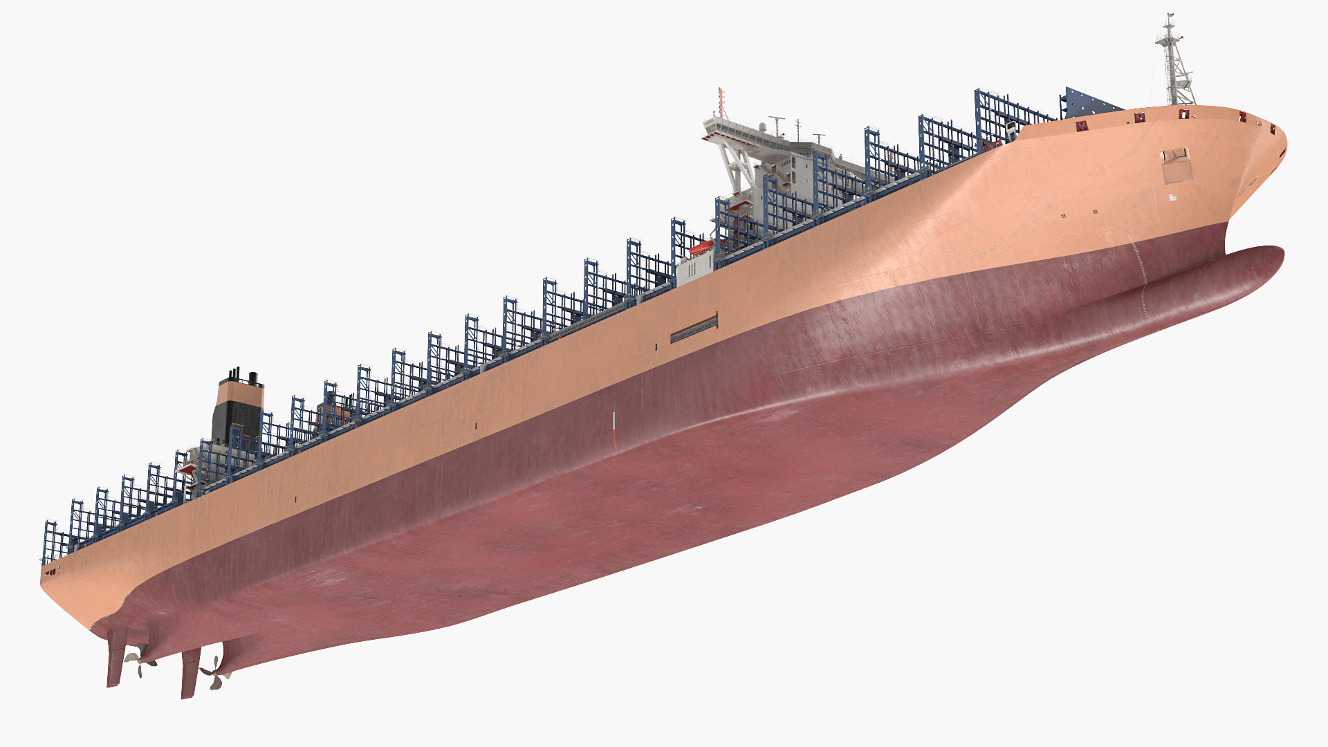 3D model Container Ship Empty