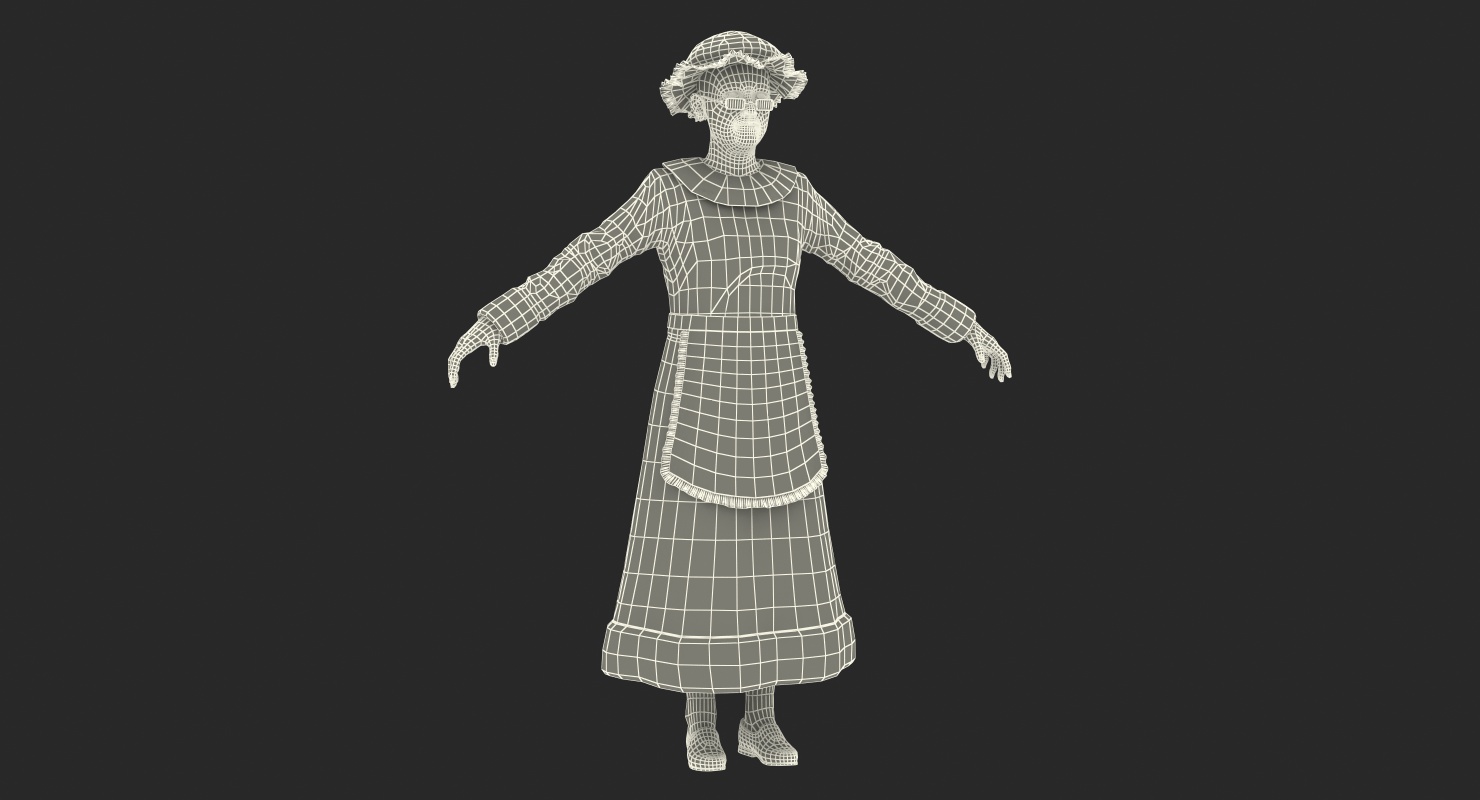 Mrs Claus 3D model