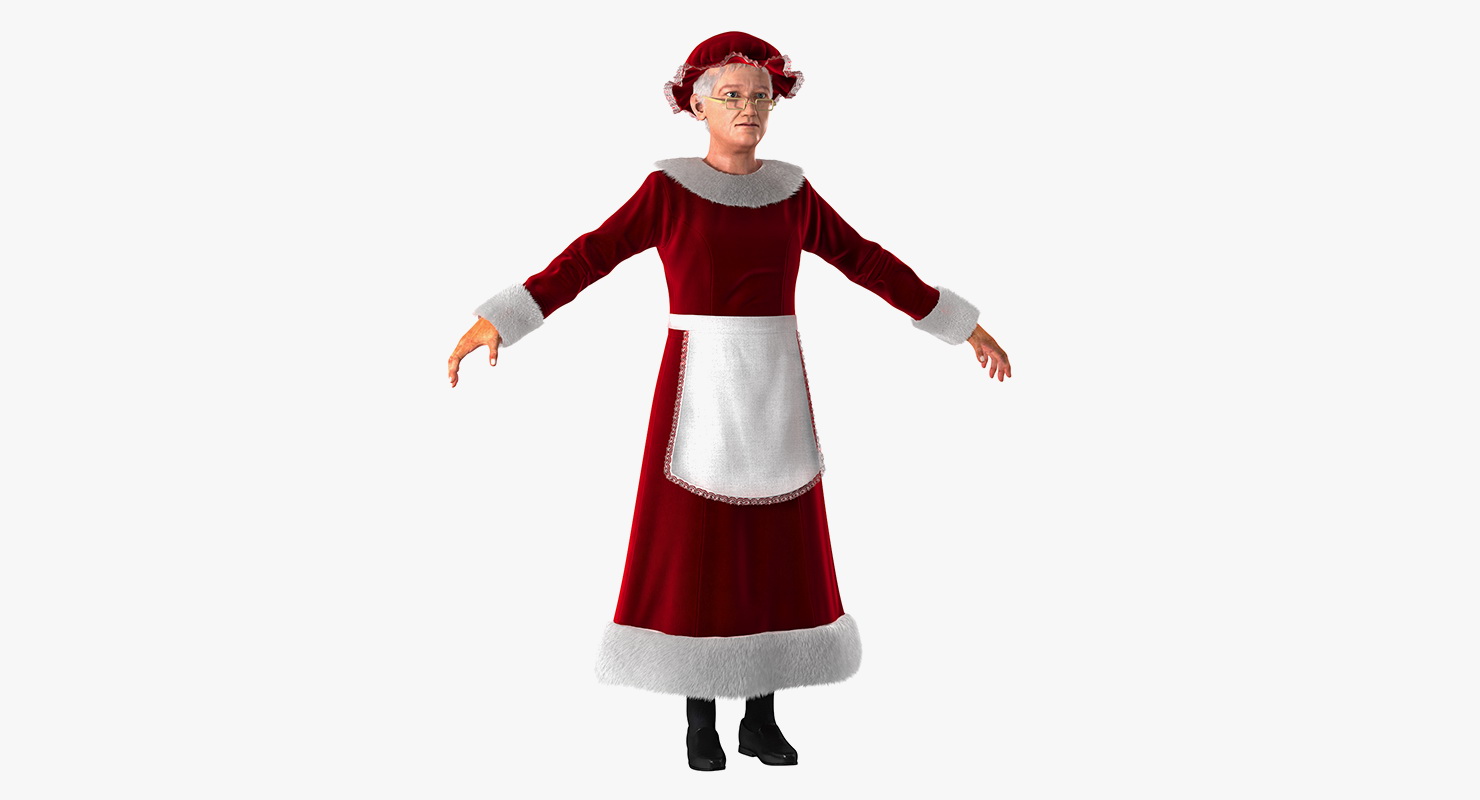 Mrs Claus 3D model