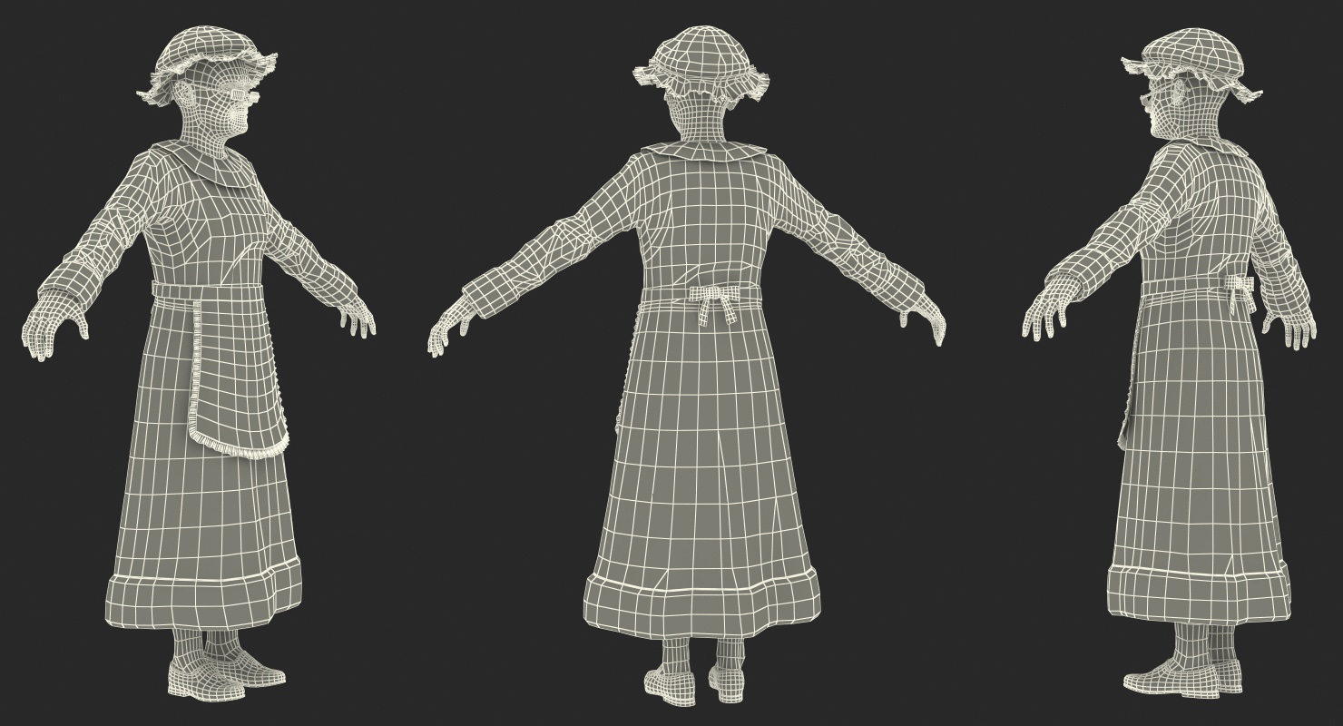 Mrs Claus 3D model