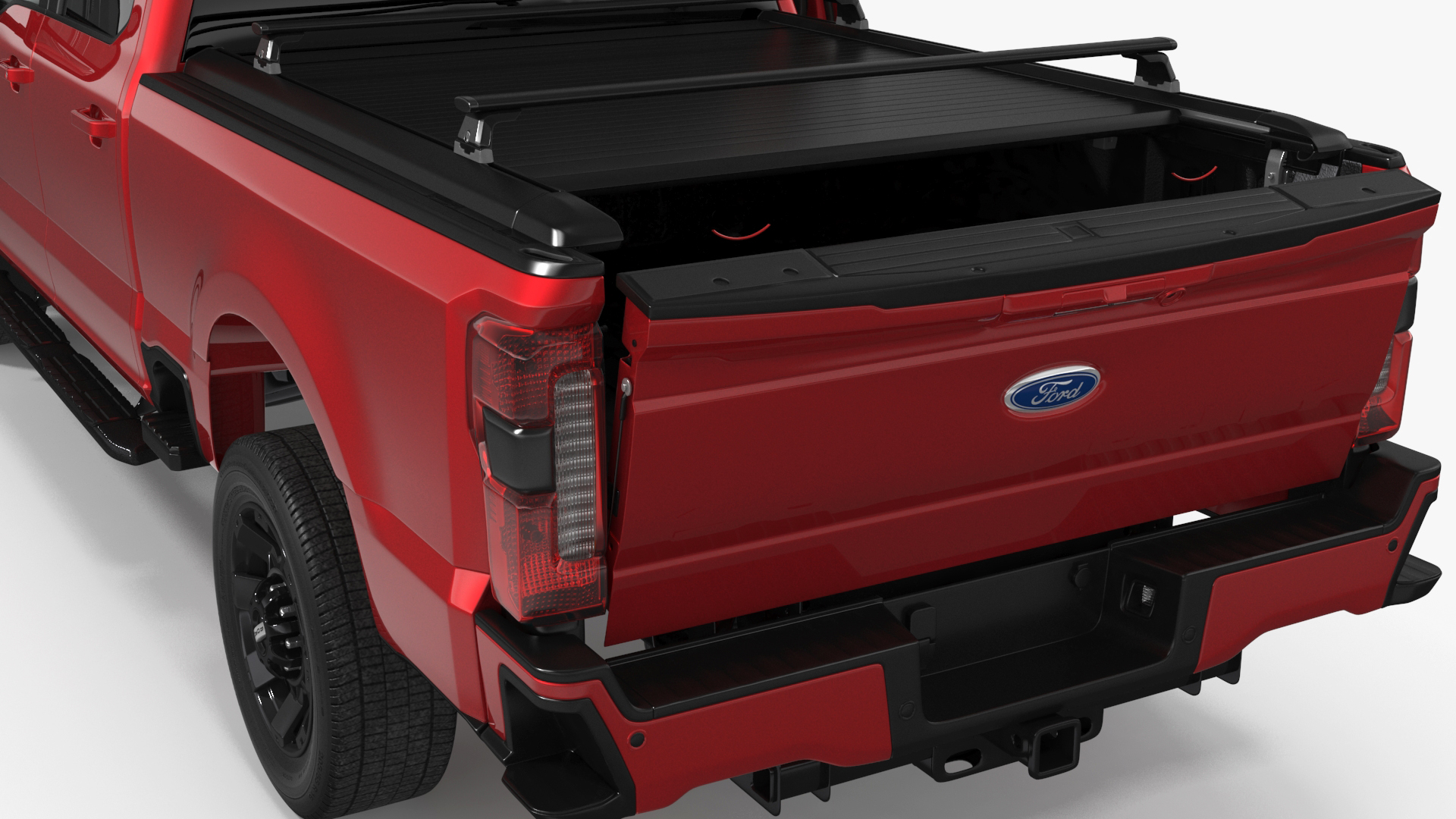 3D Ford Super Duty F 550 Lariat 2023 with Accessories Rigged for Cinema 4D