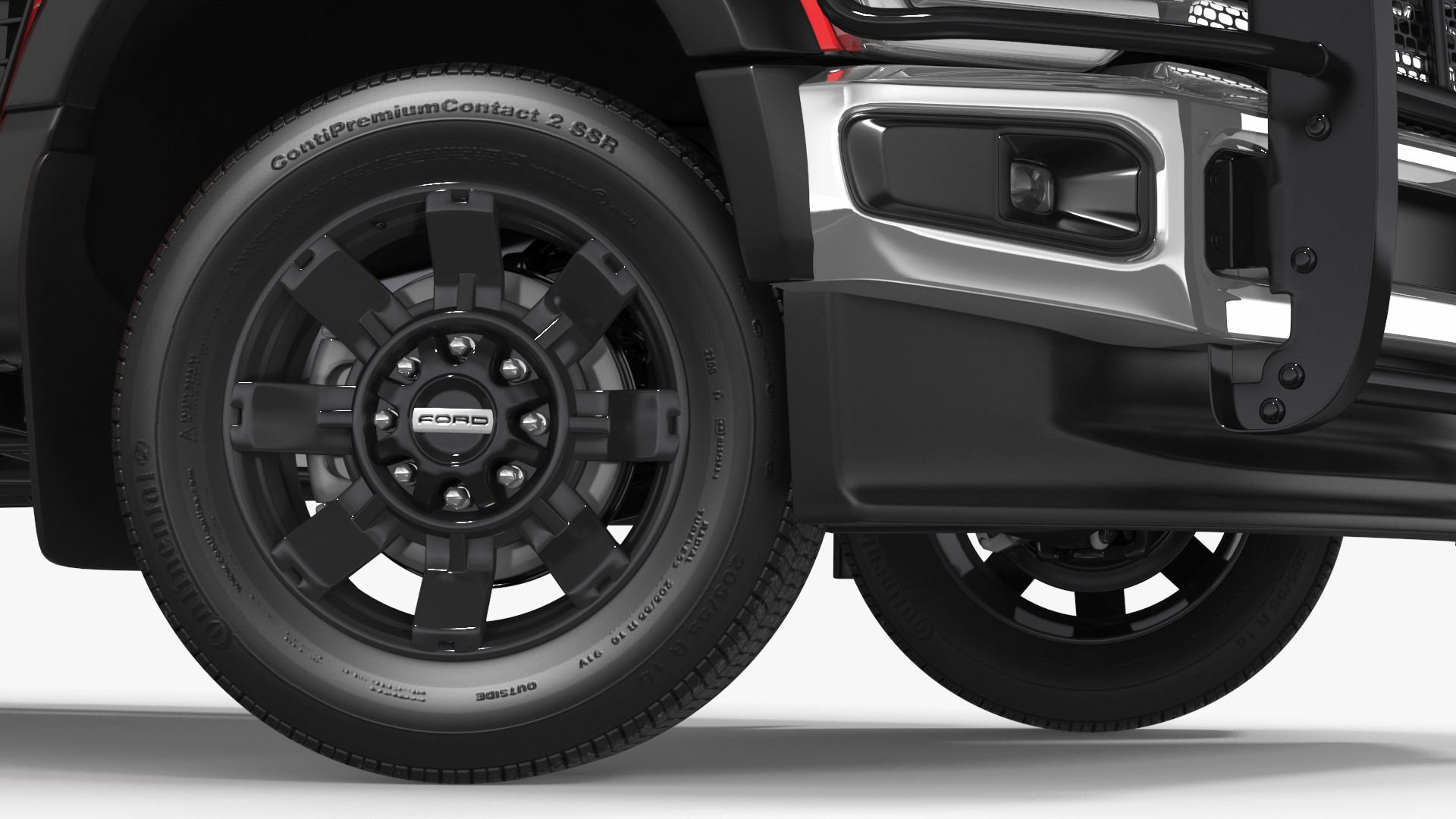 3D Ford Super Duty F 550 Lariat 2023 with Accessories Rigged for Cinema 4D