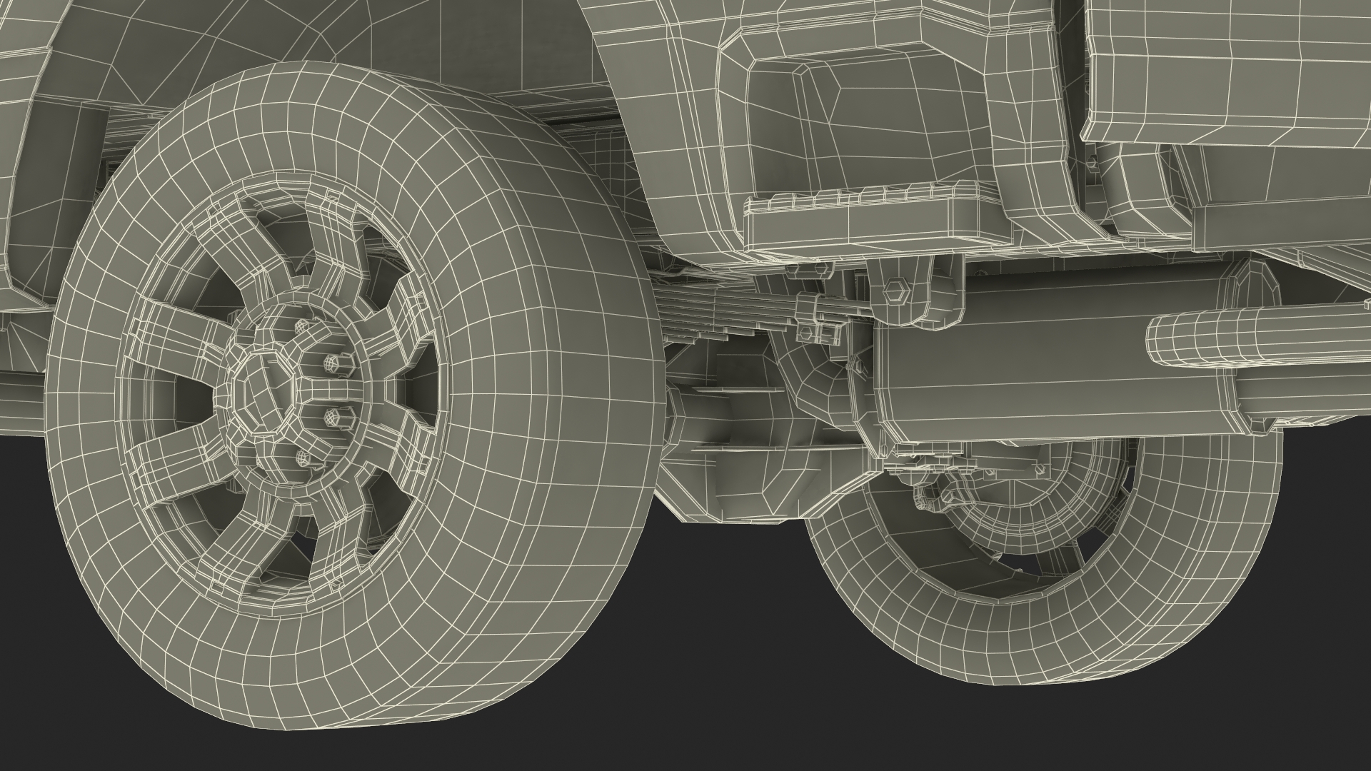 3D Ford Super Duty F 550 Lariat 2023 with Accessories Rigged for Cinema 4D
