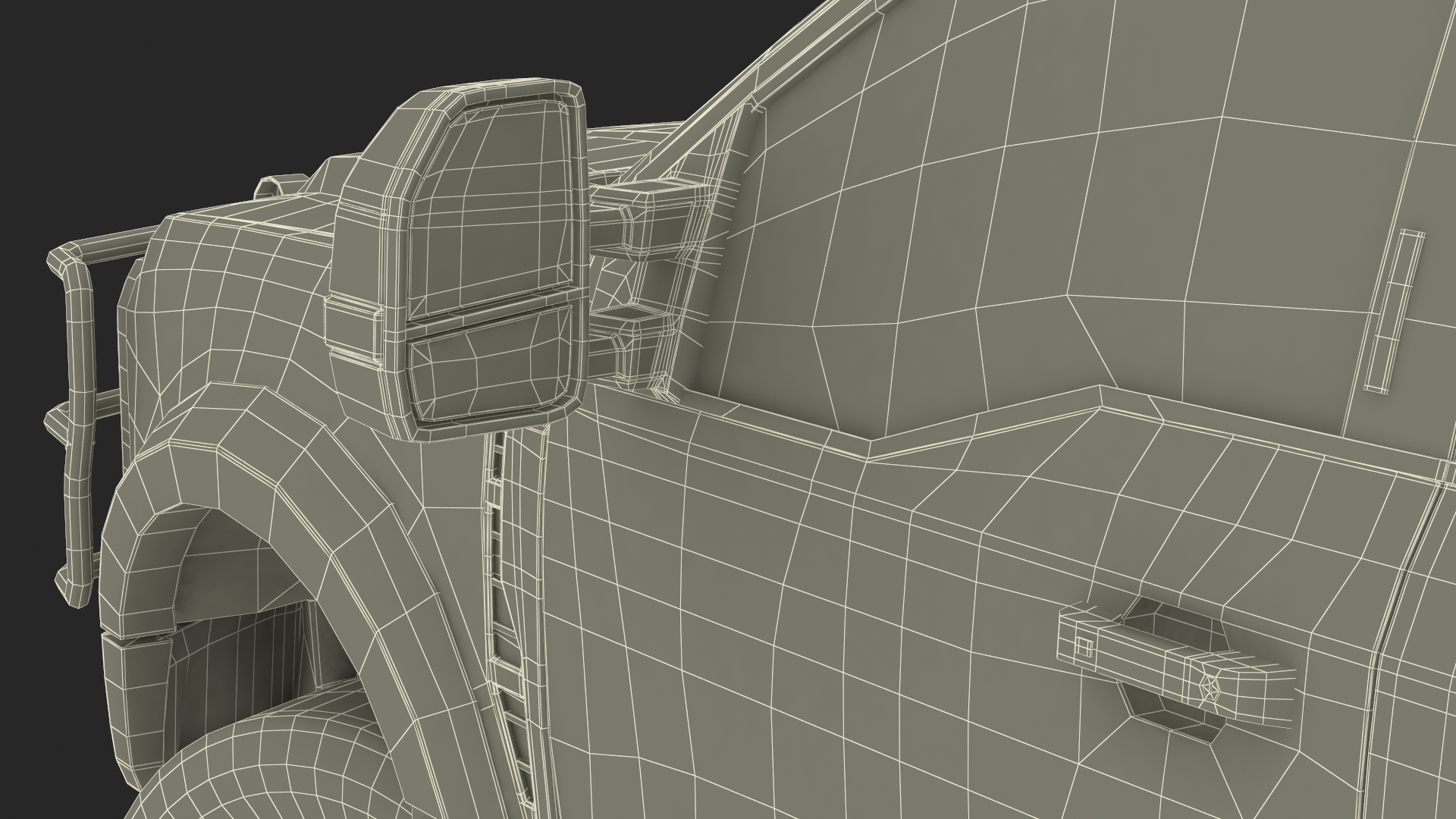 3D Ford Super Duty F 550 Lariat 2023 with Accessories Rigged for Cinema 4D