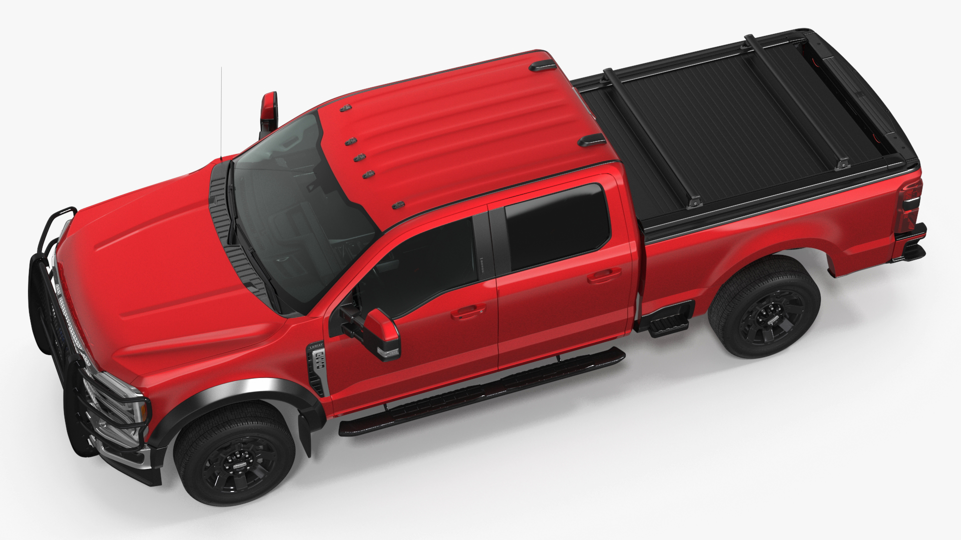 3D Ford Super Duty F 550 Lariat 2023 with Accessories Rigged for Cinema 4D