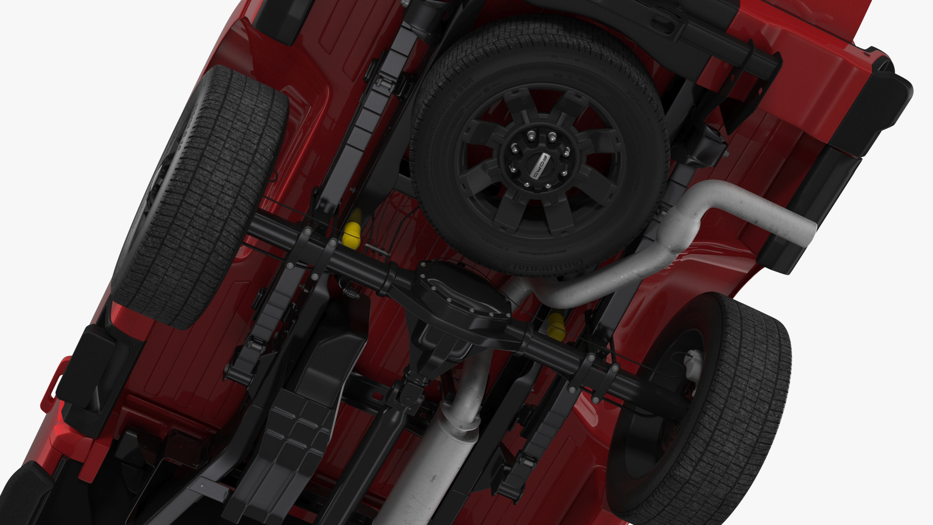 3D Ford Super Duty F 550 Lariat 2023 with Accessories Rigged for Cinema 4D