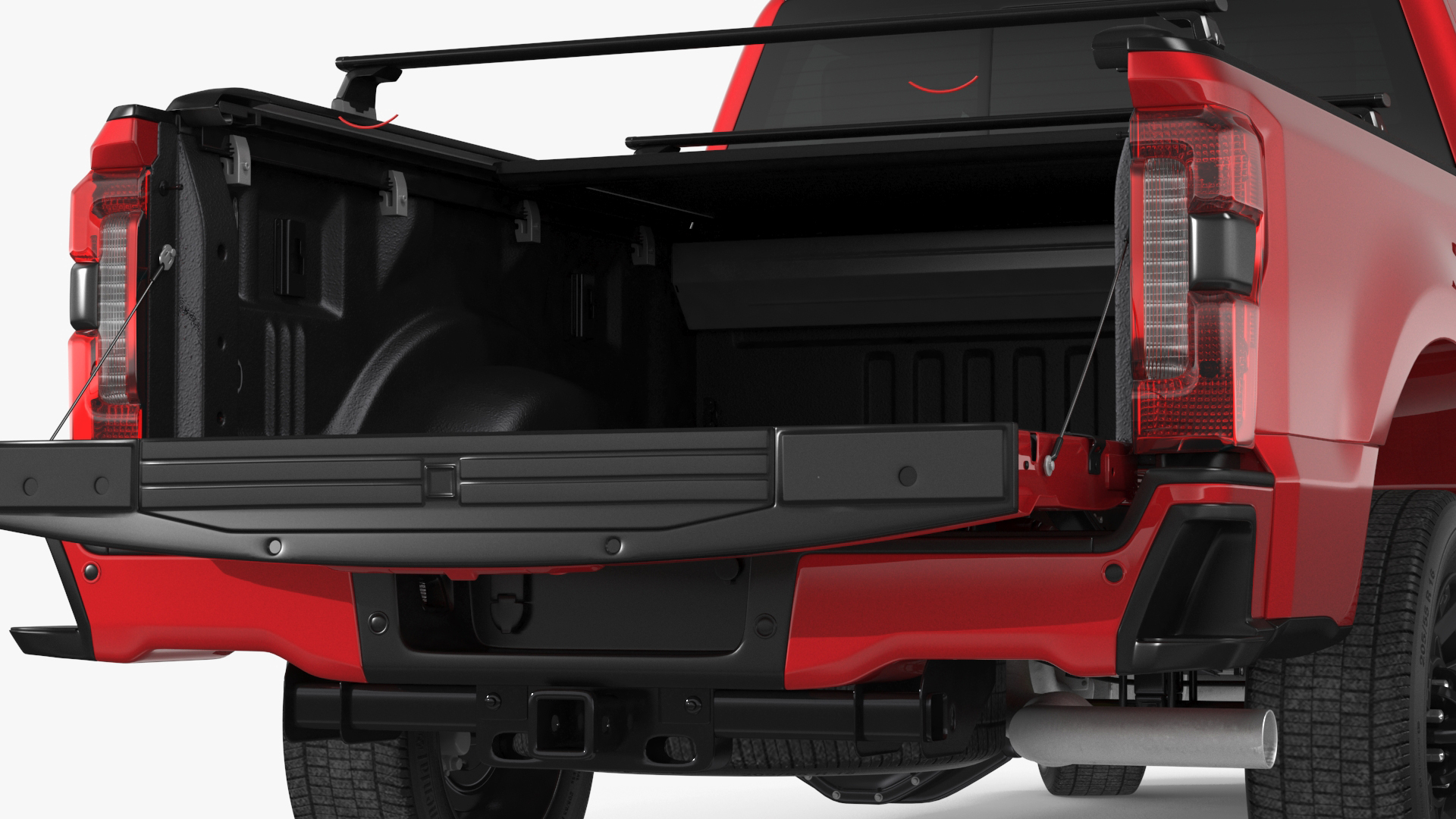 3D Ford Super Duty F 550 Lariat 2023 with Accessories Rigged for Cinema 4D