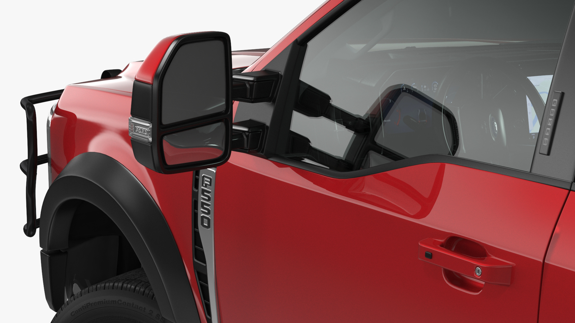 3D Ford Super Duty F 550 Lariat 2023 with Accessories Rigged for Cinema 4D