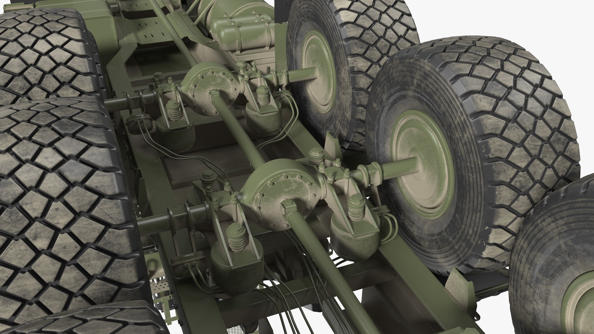 Military Truck Tractor Oshkosh Global HET A1 3D model