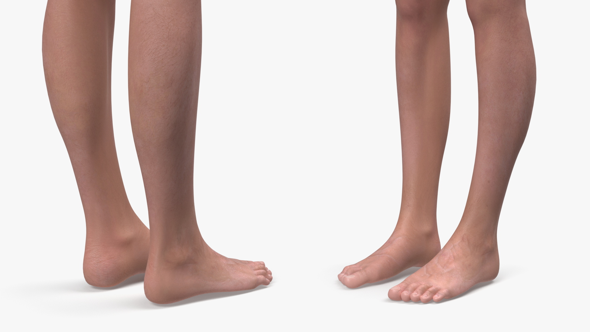 3D Chinese Man Underwear Rigged model