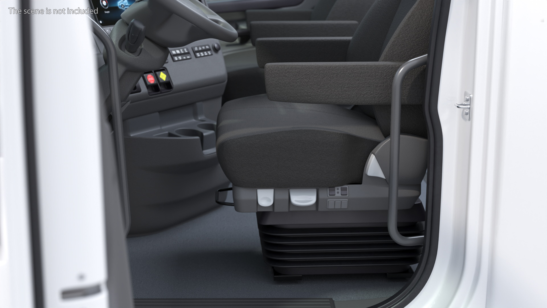 Air Suspension Driver Seat with Cushion Support