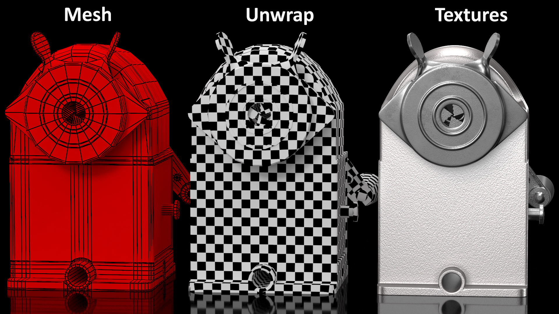 3D Manual Pencil Sharpener model