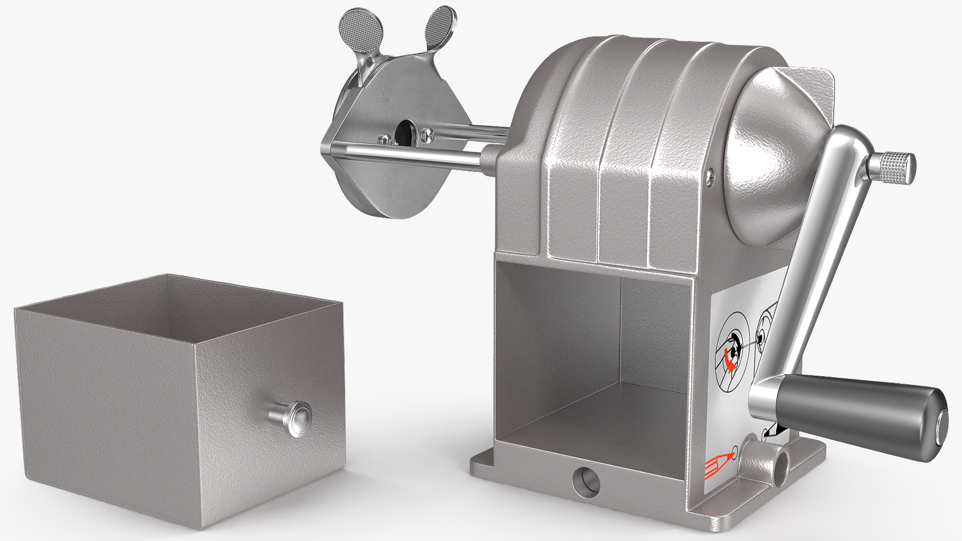 3D Manual Pencil Sharpener model