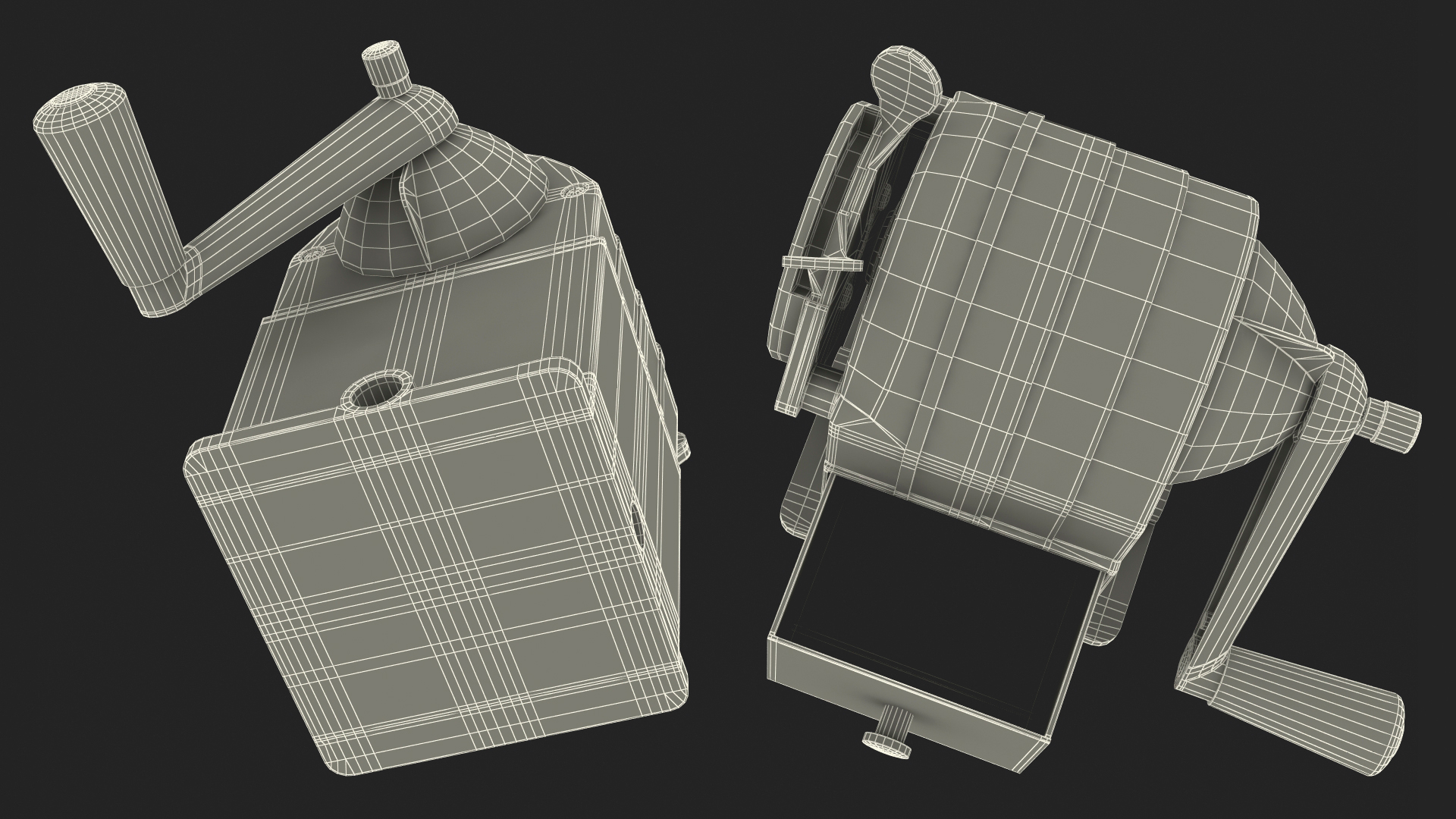 3D Manual Pencil Sharpener model