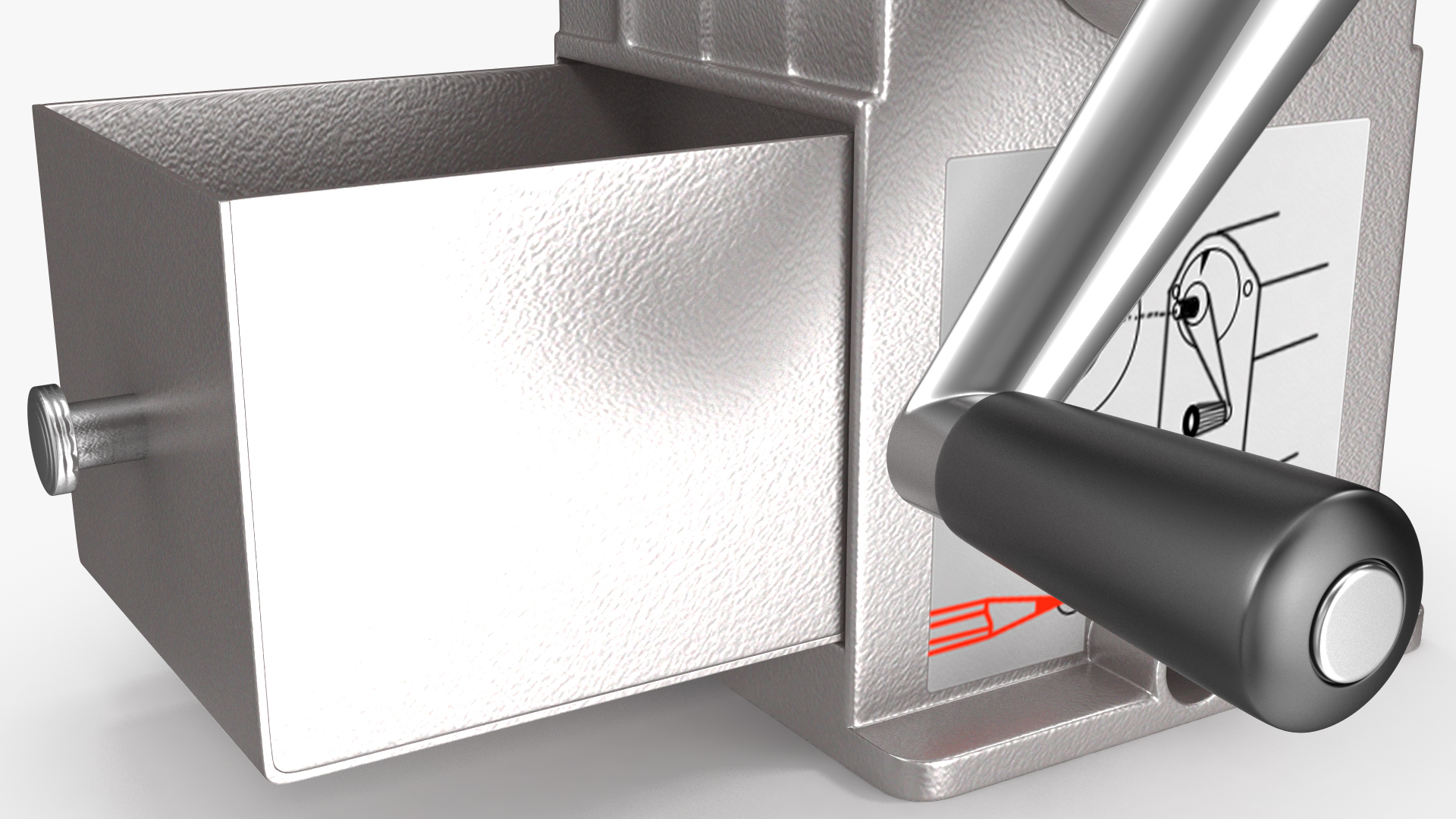 3D Manual Pencil Sharpener model