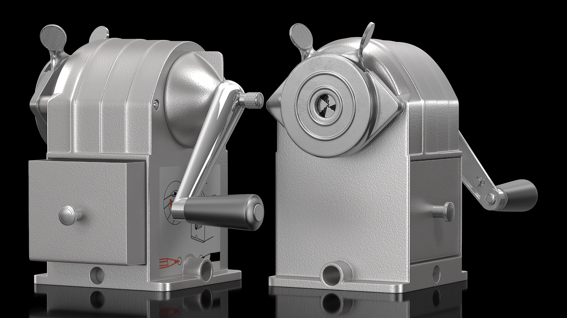 3D Manual Pencil Sharpener model