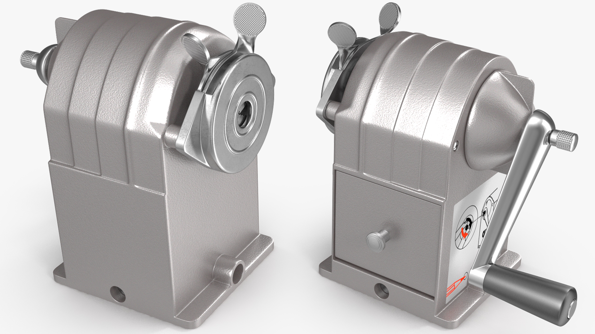 3D Manual Pencil Sharpener model