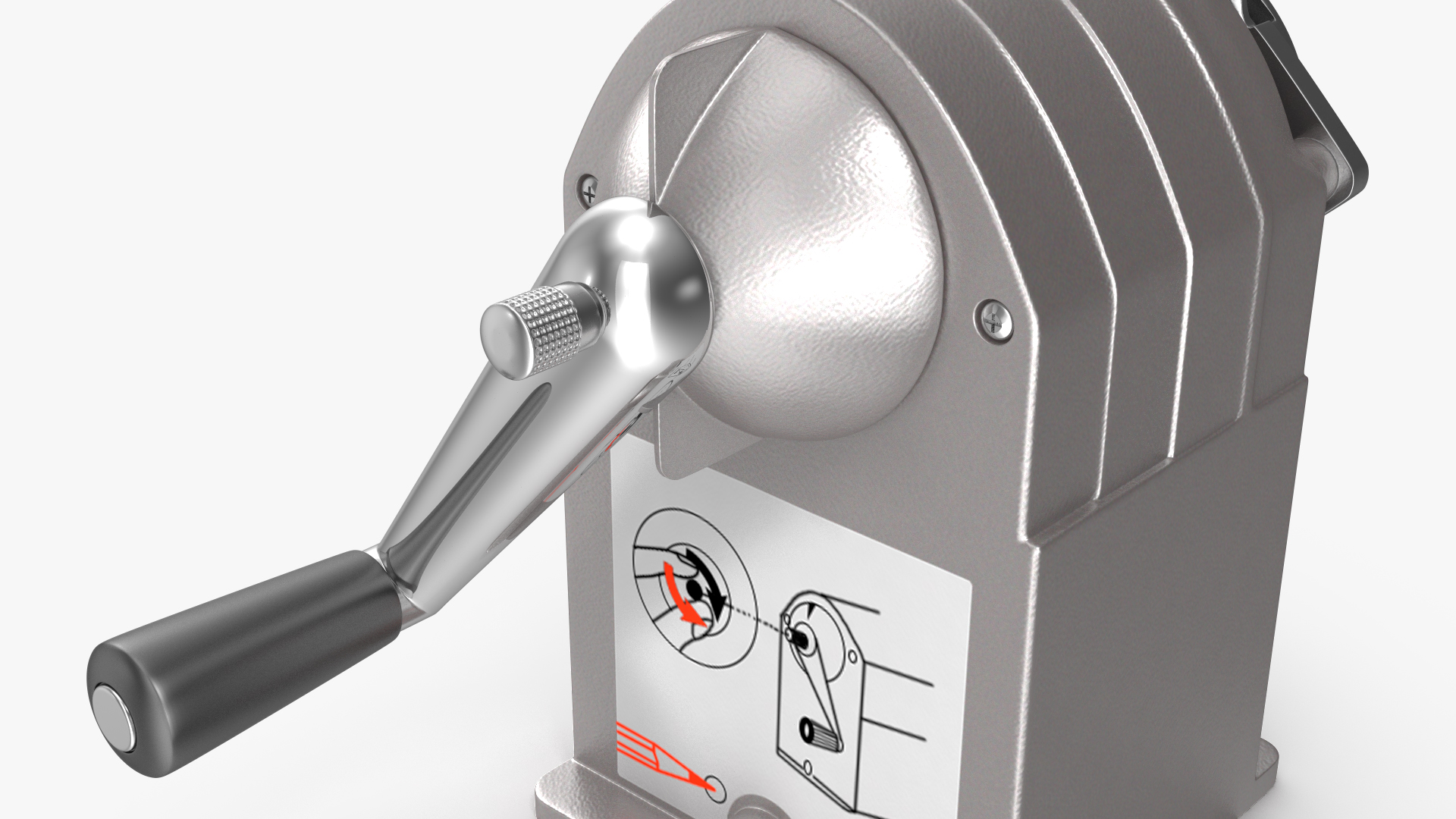 3D Manual Pencil Sharpener model