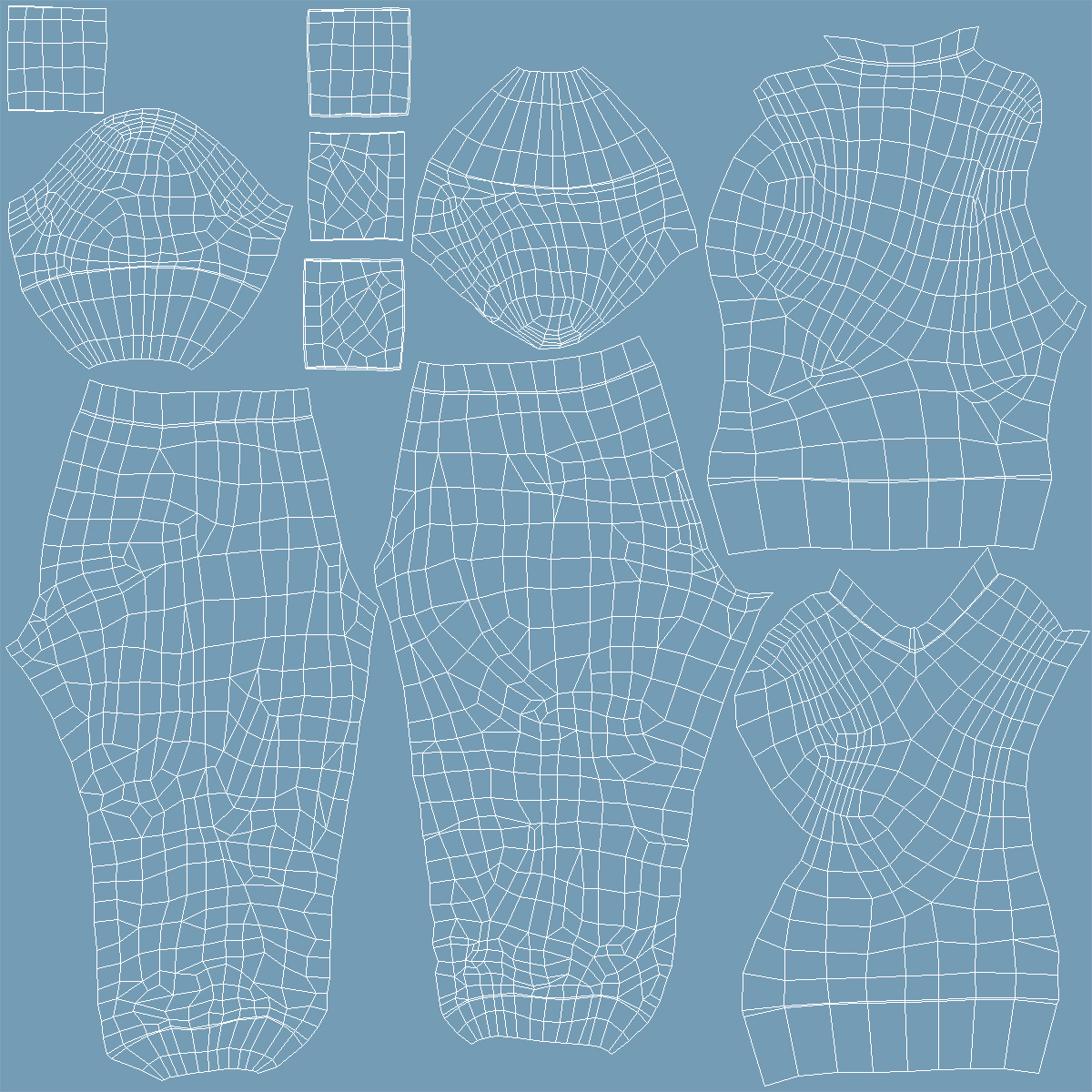 3D African American Female Surgeon Rigged model