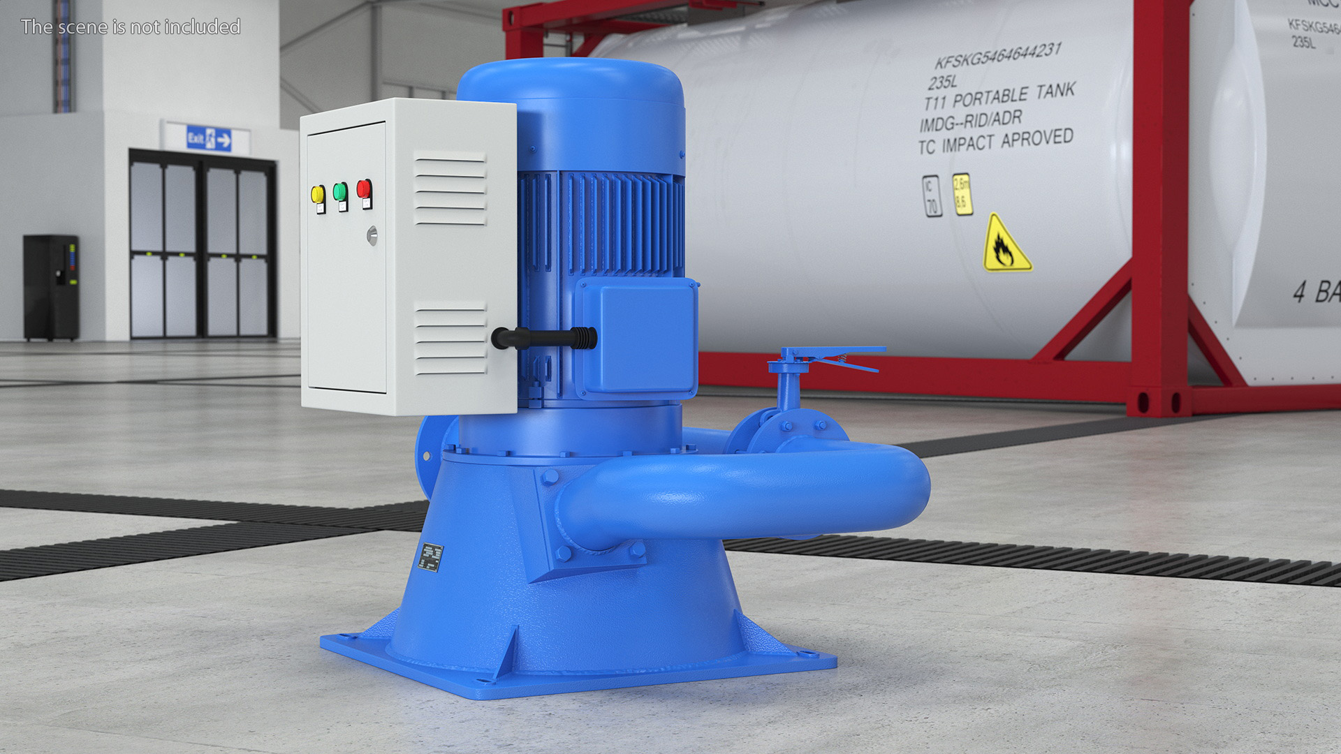 Micro Hydro Turbine 3D model