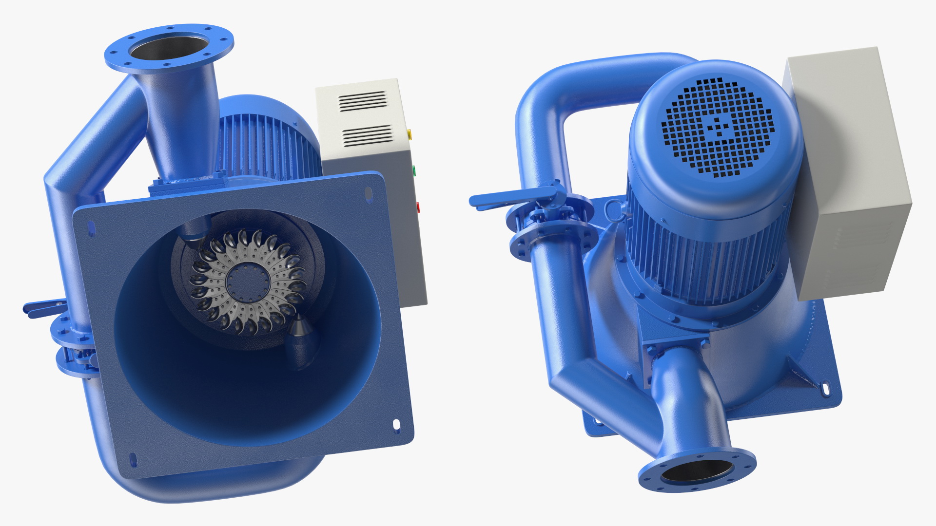 Micro Hydro Turbine 3D model