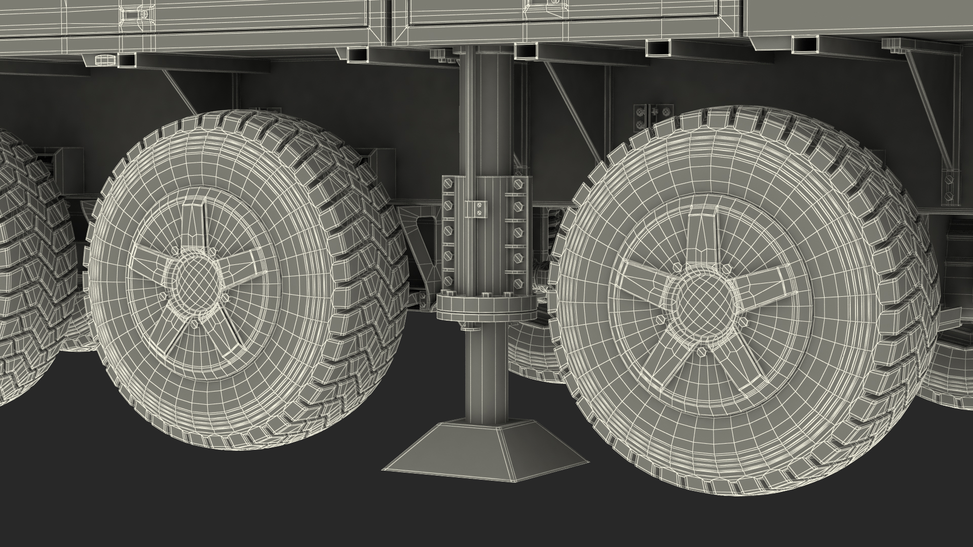 3D model ICBM Launch Vehicle Generic Dusty Rigged