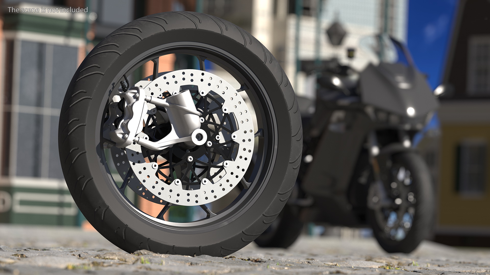 Motorcycle Front Wheel 3D