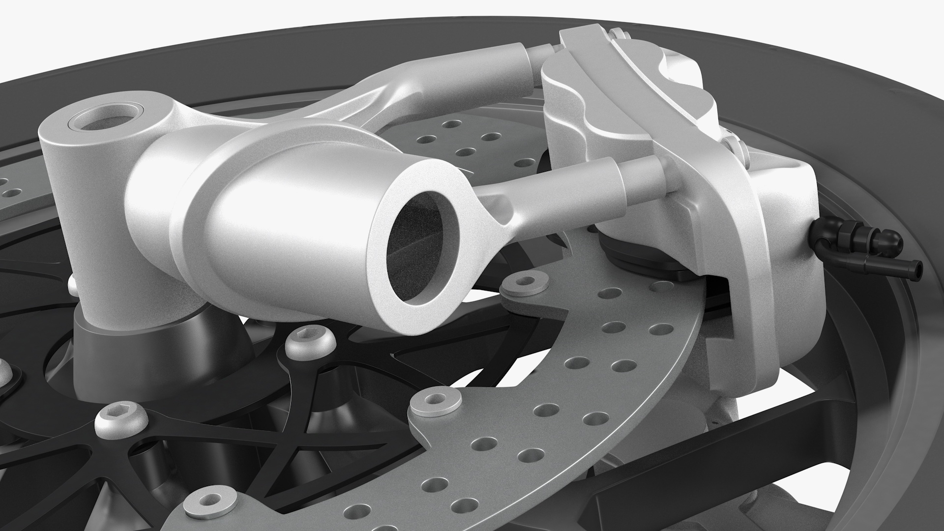 Motorcycle Front Wheel 3D
