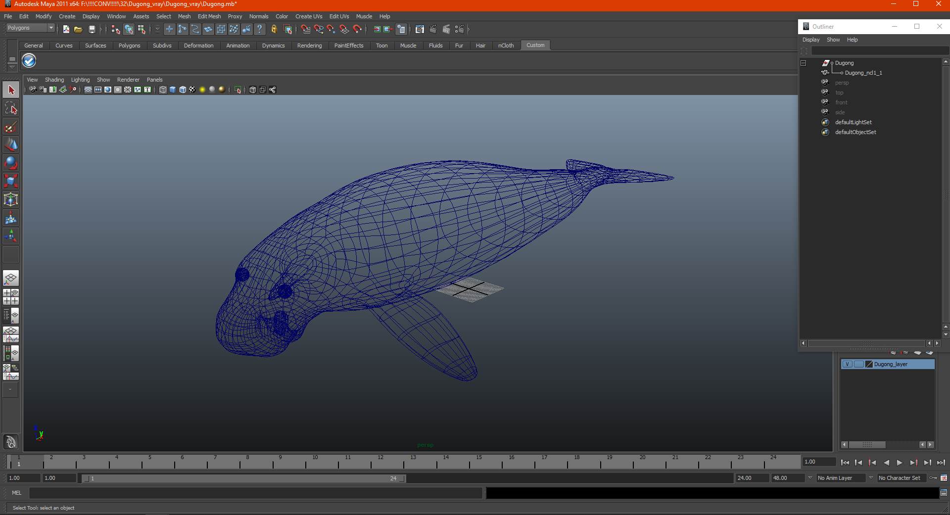 3D model Dugong