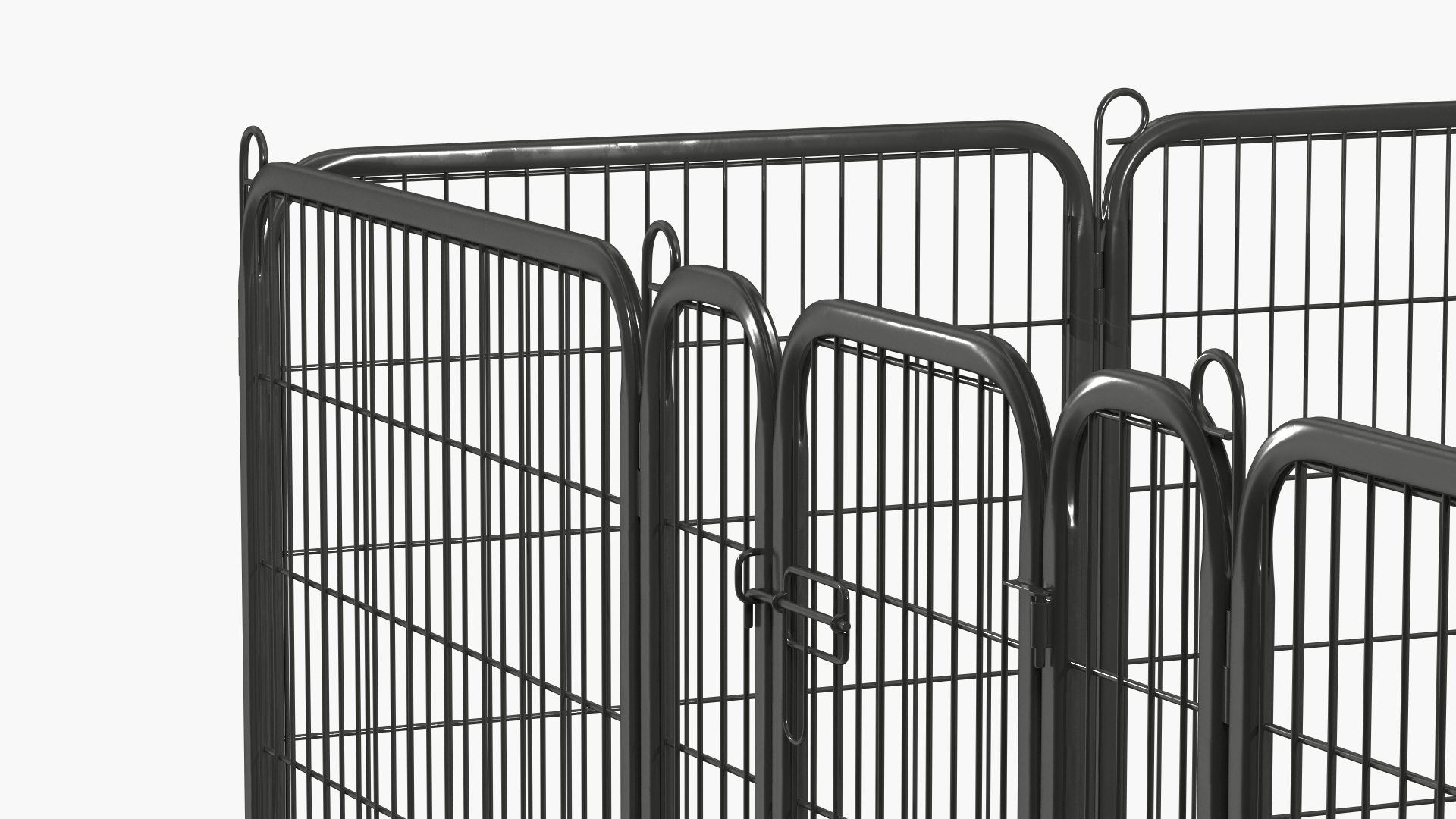 3D Square Playpen for Dogs model