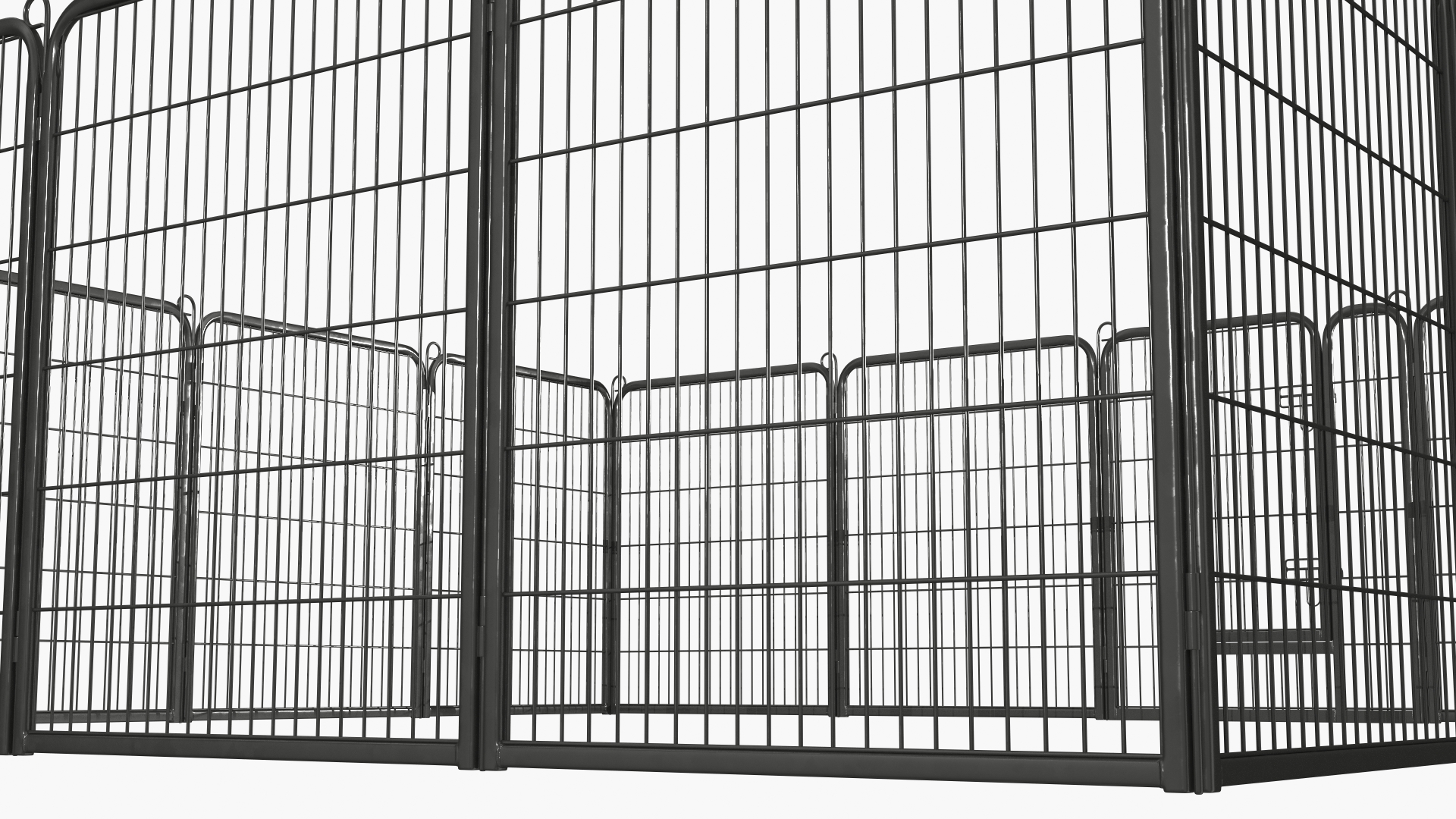 3D Square Playpen for Dogs model