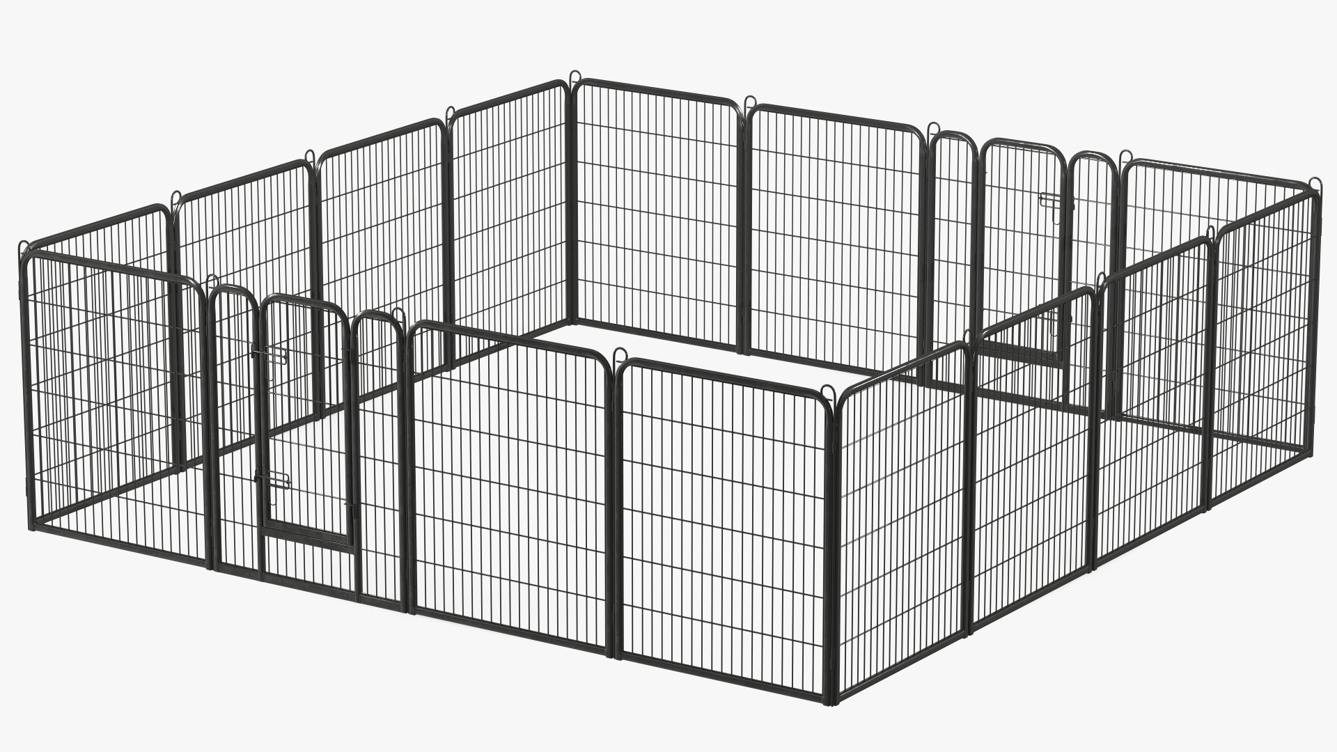 3D Square Playpen for Dogs model