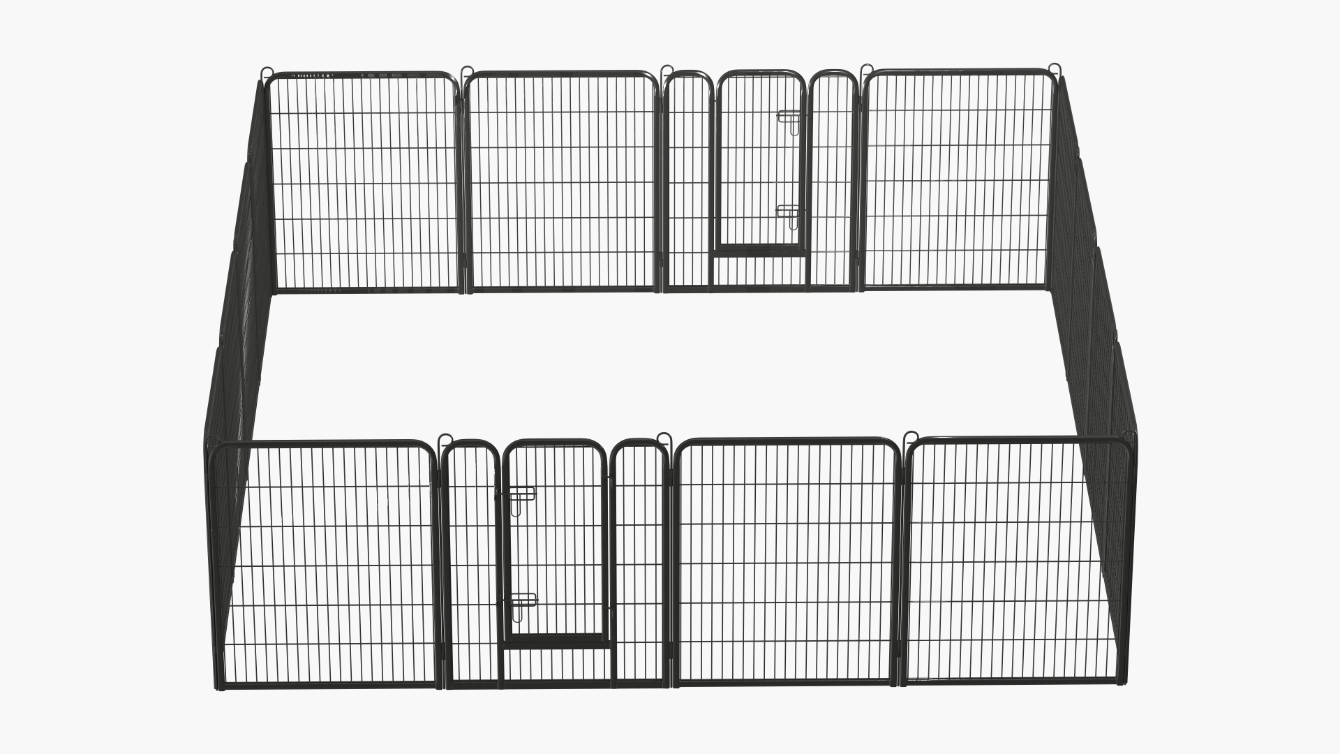 3D Square Playpen for Dogs model