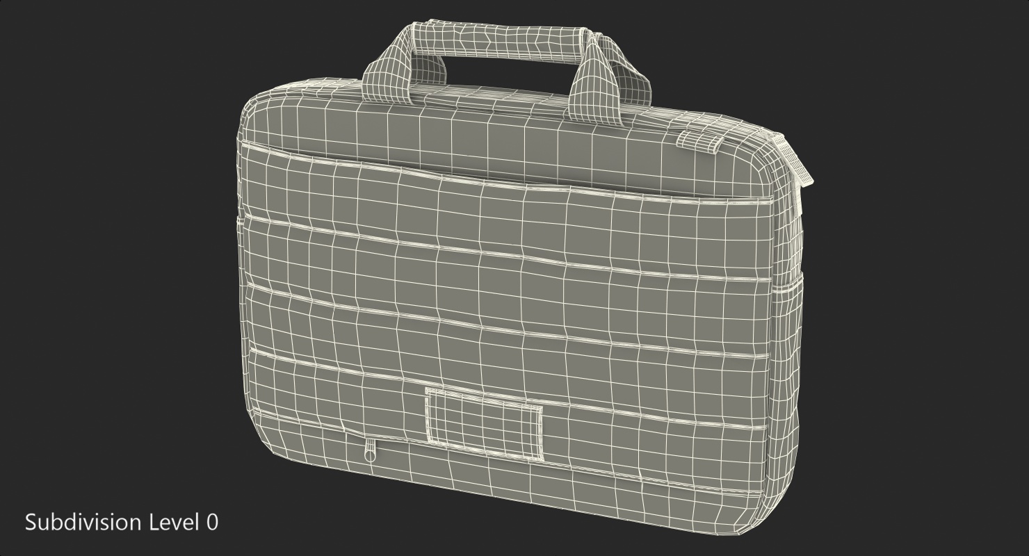 3D Toploader Laptop Bag HP model