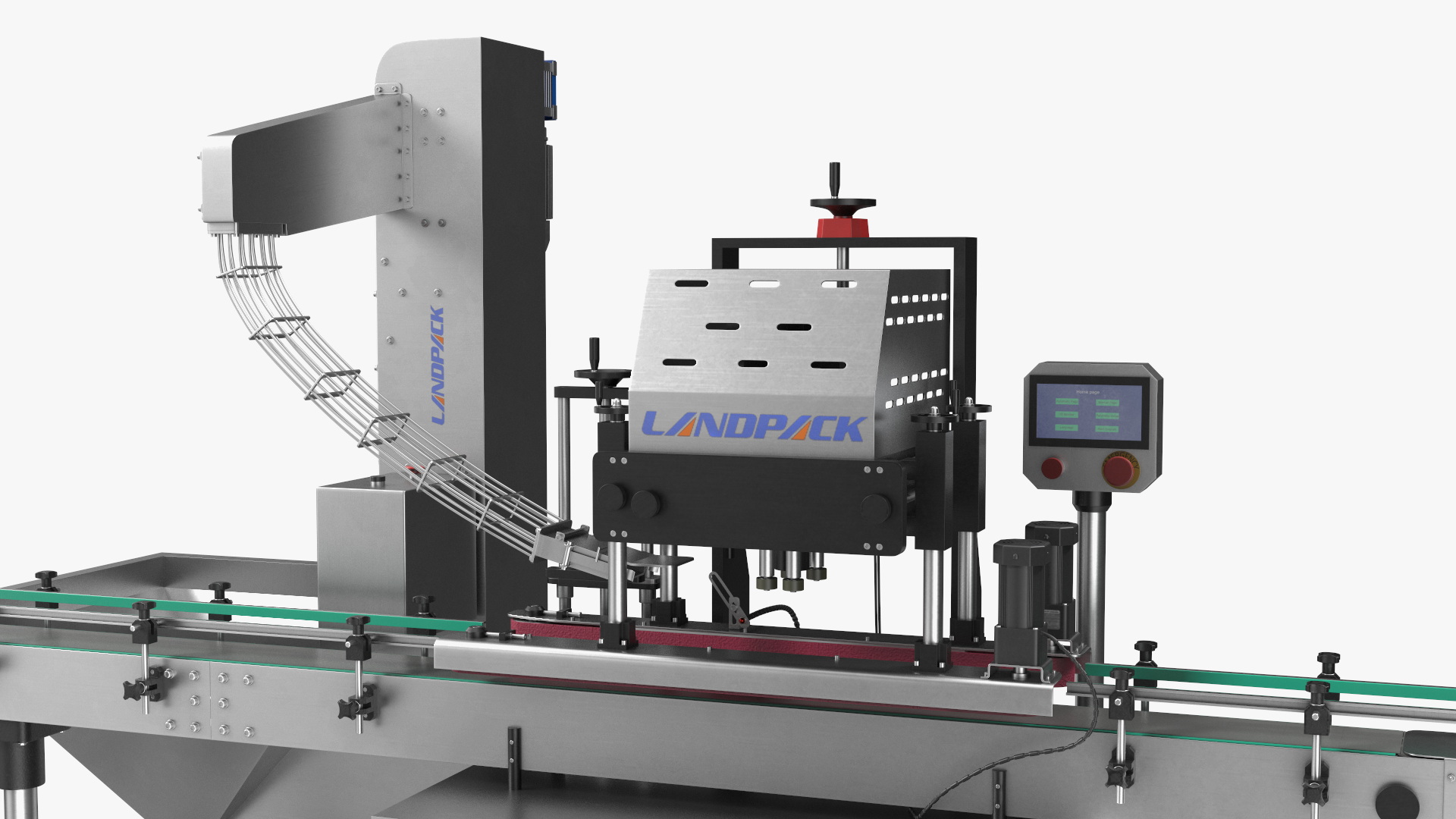 LandPack Snack Packaging Machine Line 3D
