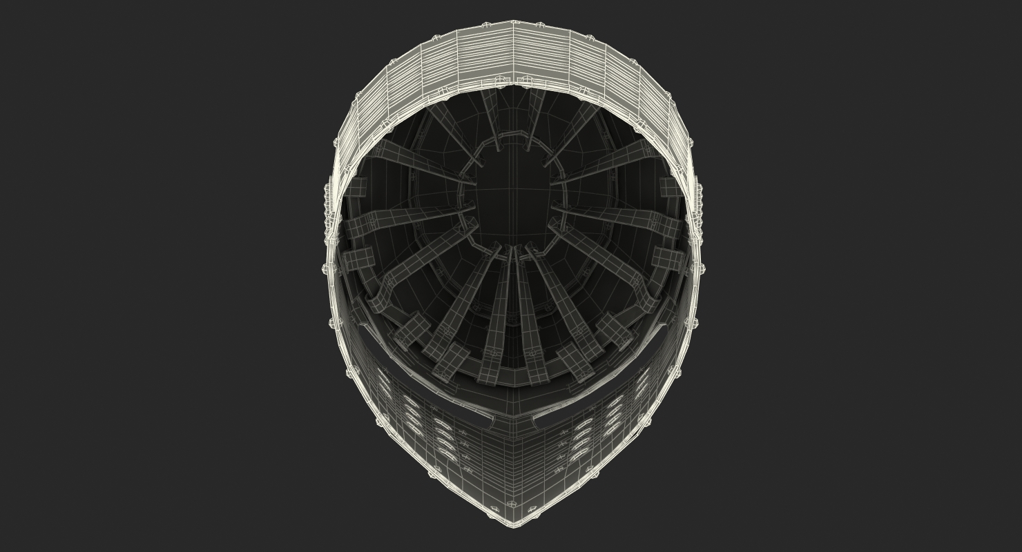 3D model Topfhelm Helmet