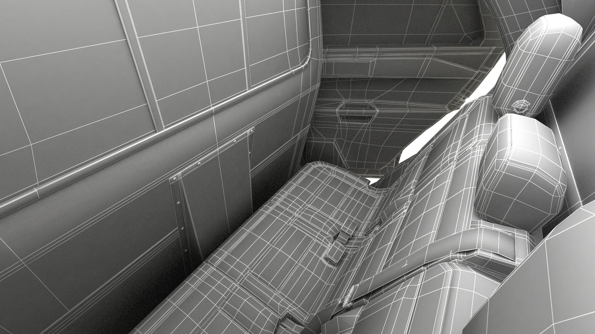Ford Police Interceptor Utility Hybrid AWD Rigged 3D model