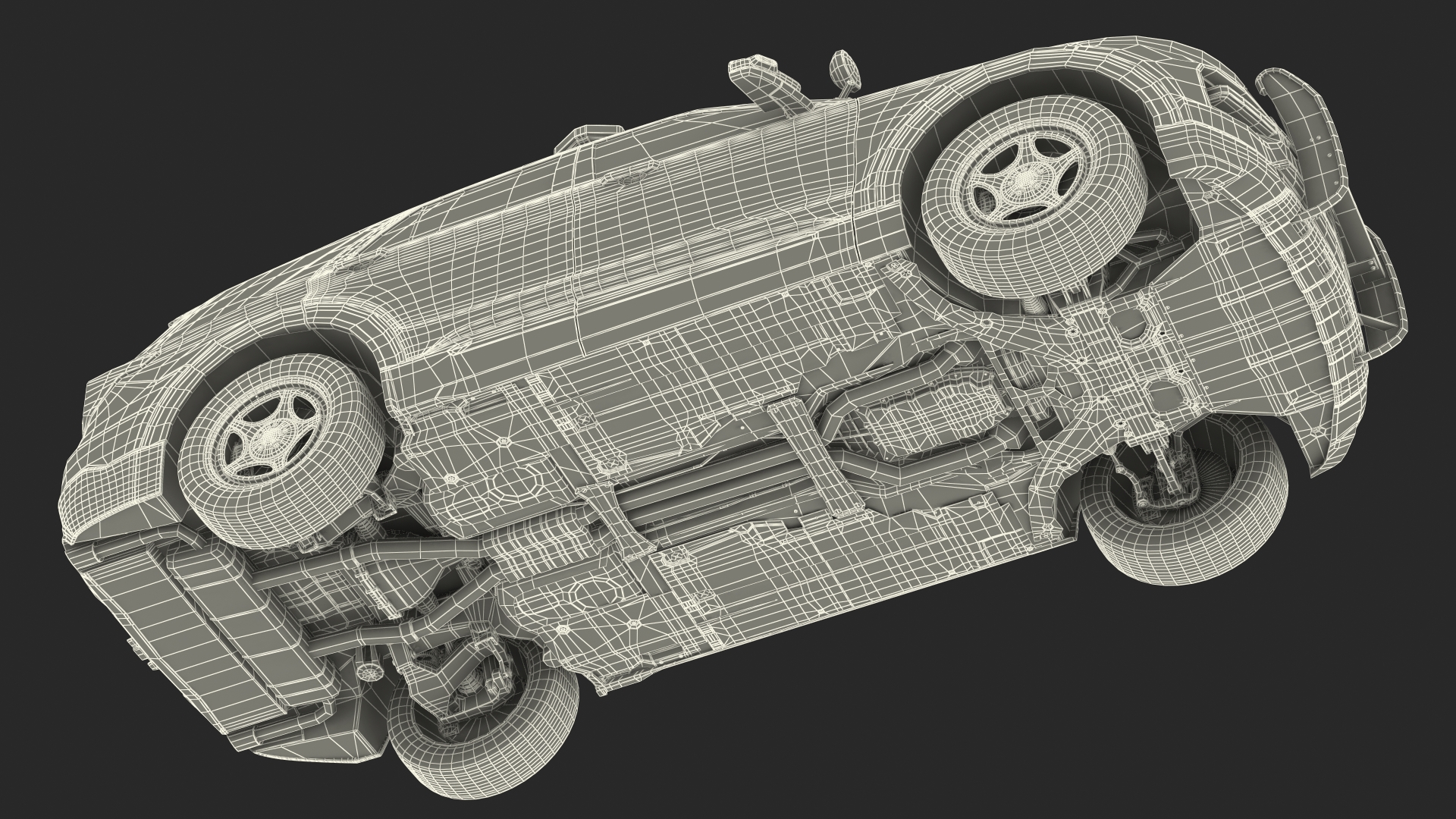 Ford Police Interceptor Utility Hybrid AWD Rigged 3D model