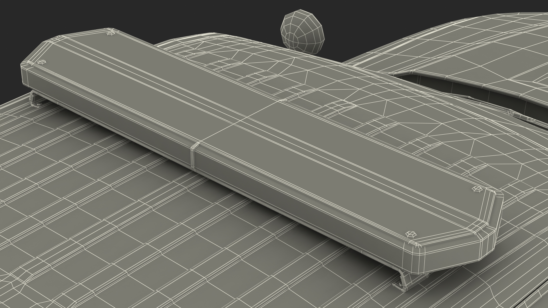 Ford Police Interceptor Utility Hybrid AWD Rigged 3D model