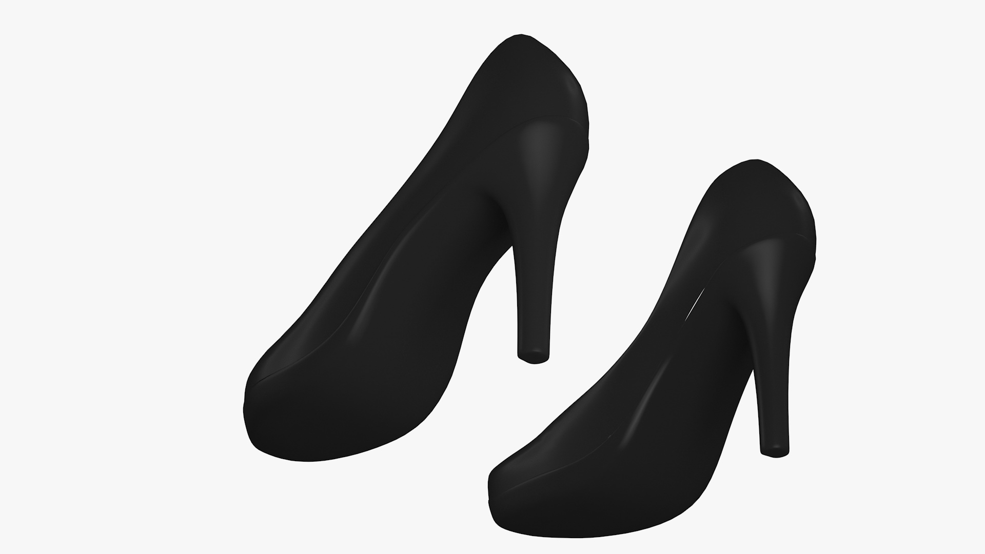 3D model Girl Office Clothes with Shoes