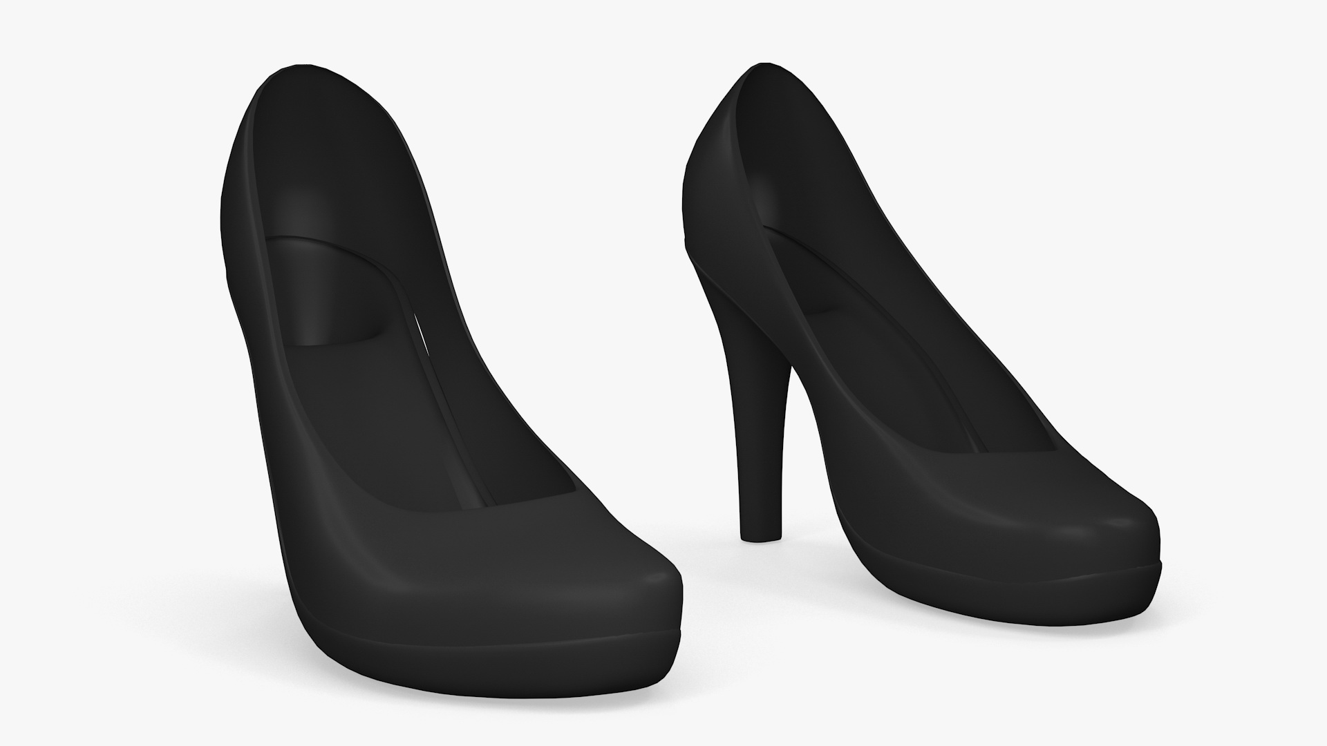 3D model Girl Office Clothes with Shoes