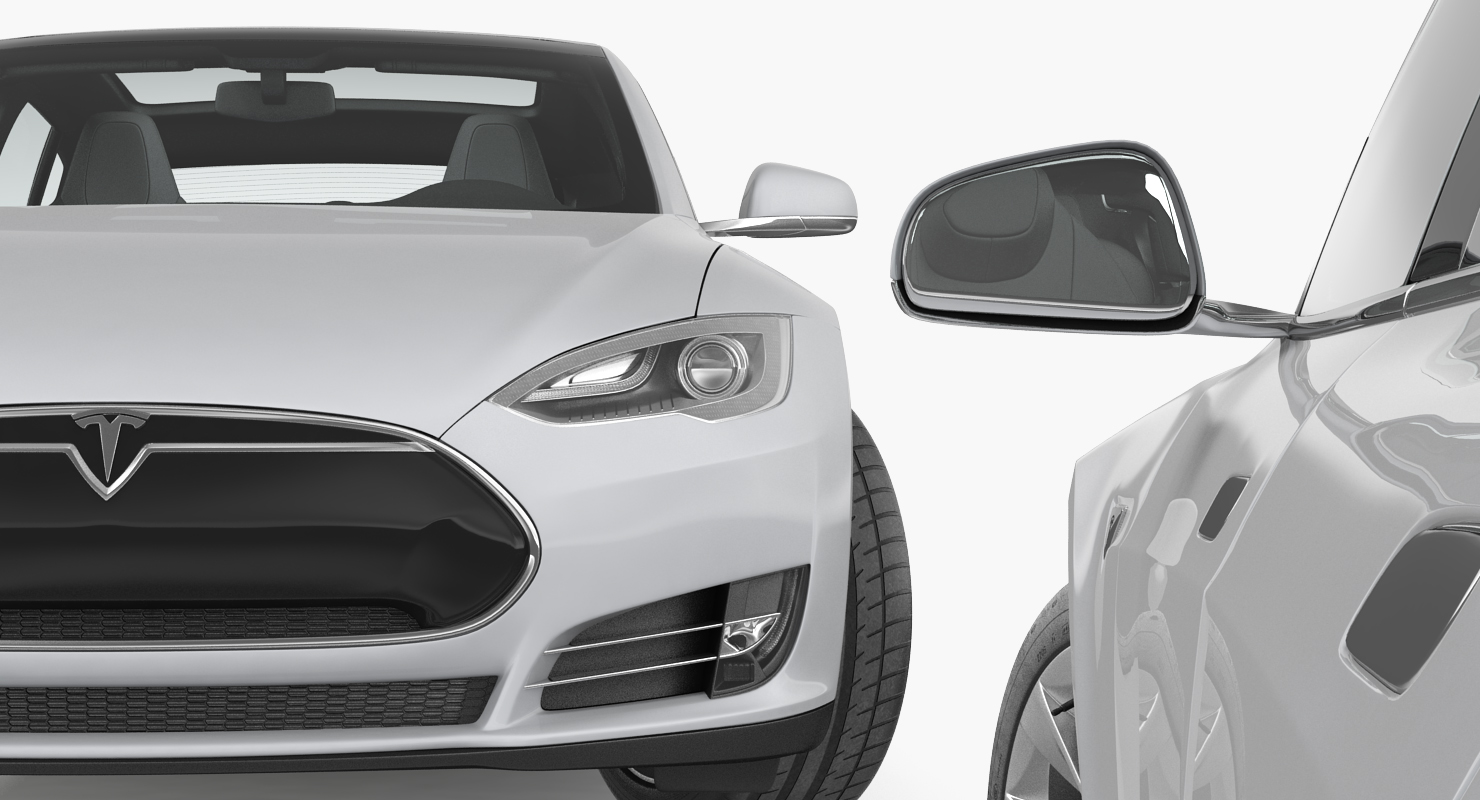 3D model Tesla Model S 100D 2015 Rigged