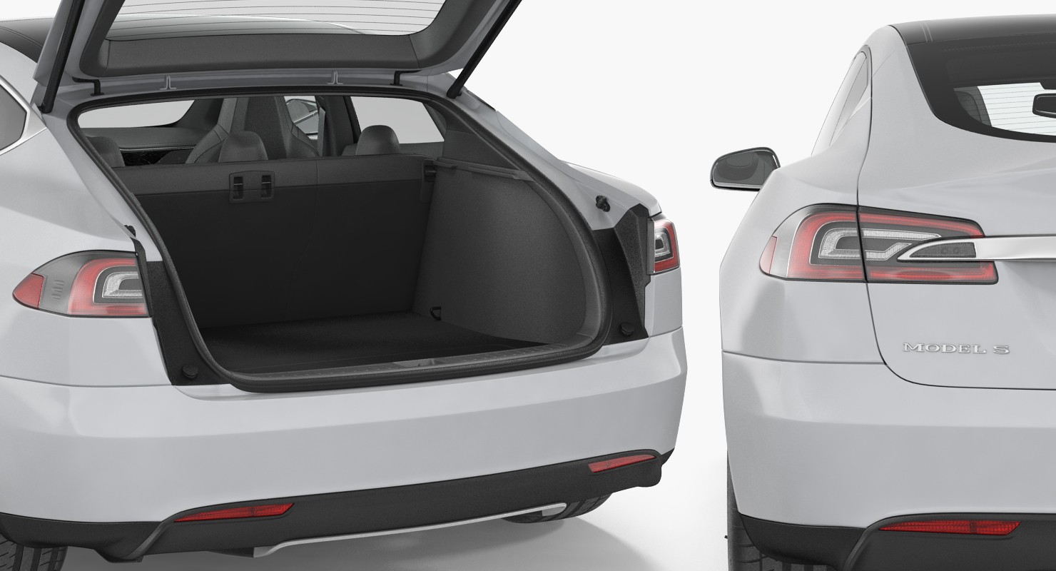 3D model Tesla Model S 100D 2015 Rigged