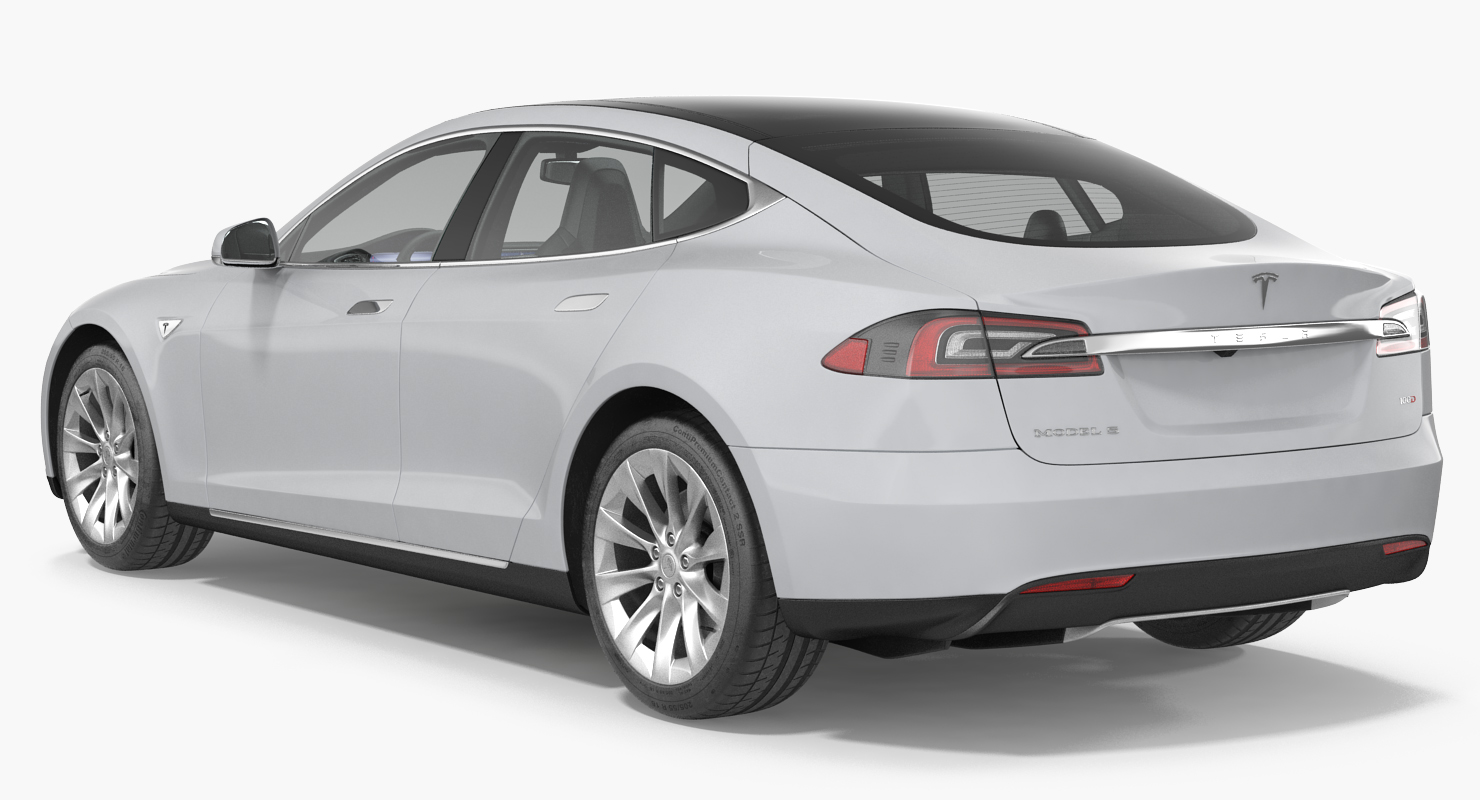 3D model Tesla Model S 100D 2015 Rigged
