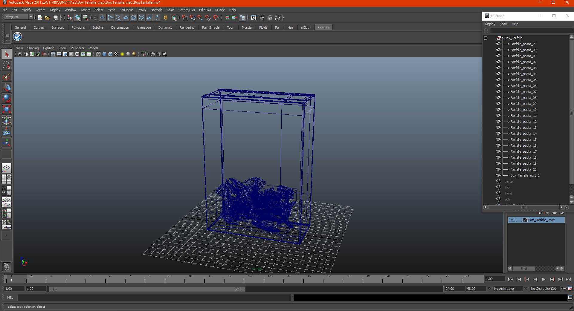 Box Farfalle 3D
