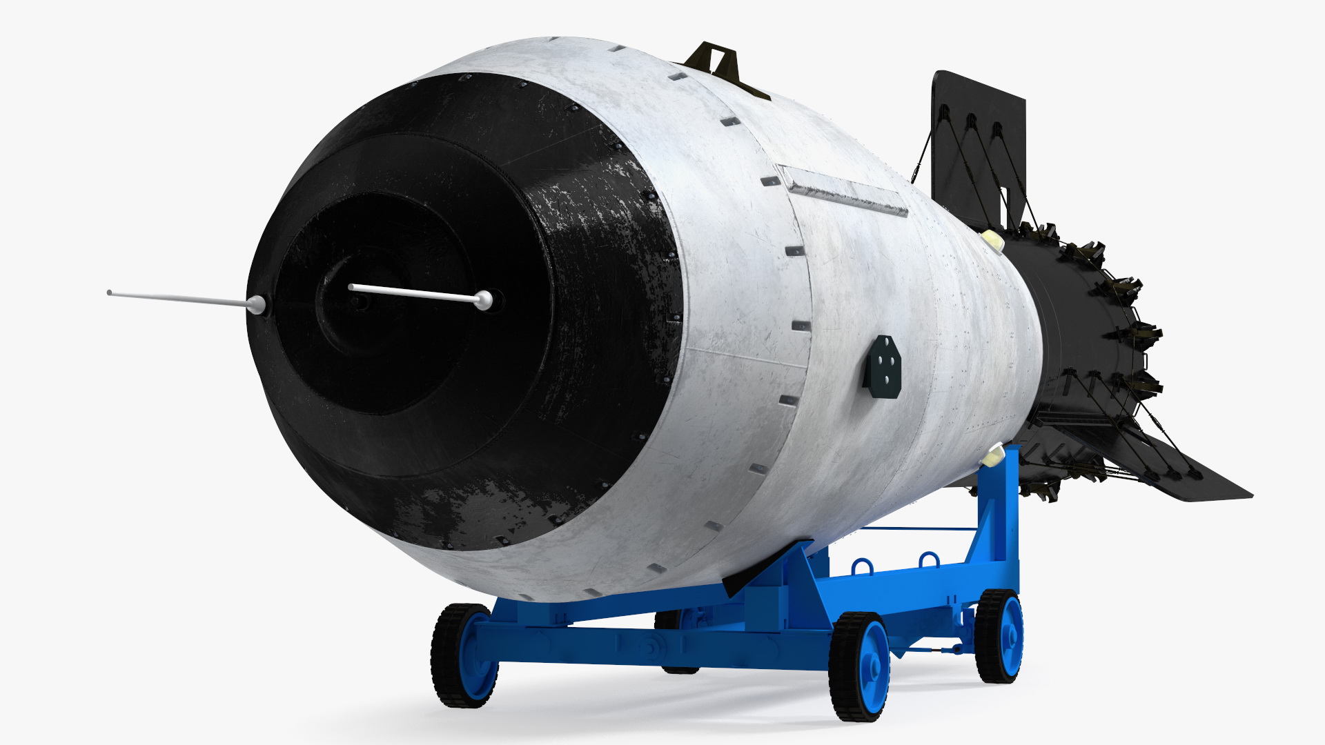 Tsar Bomba AN602 on Cart 3D model